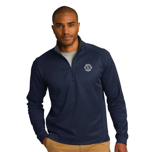 1/4 ZIP MENS TEXTURE PULLOVER