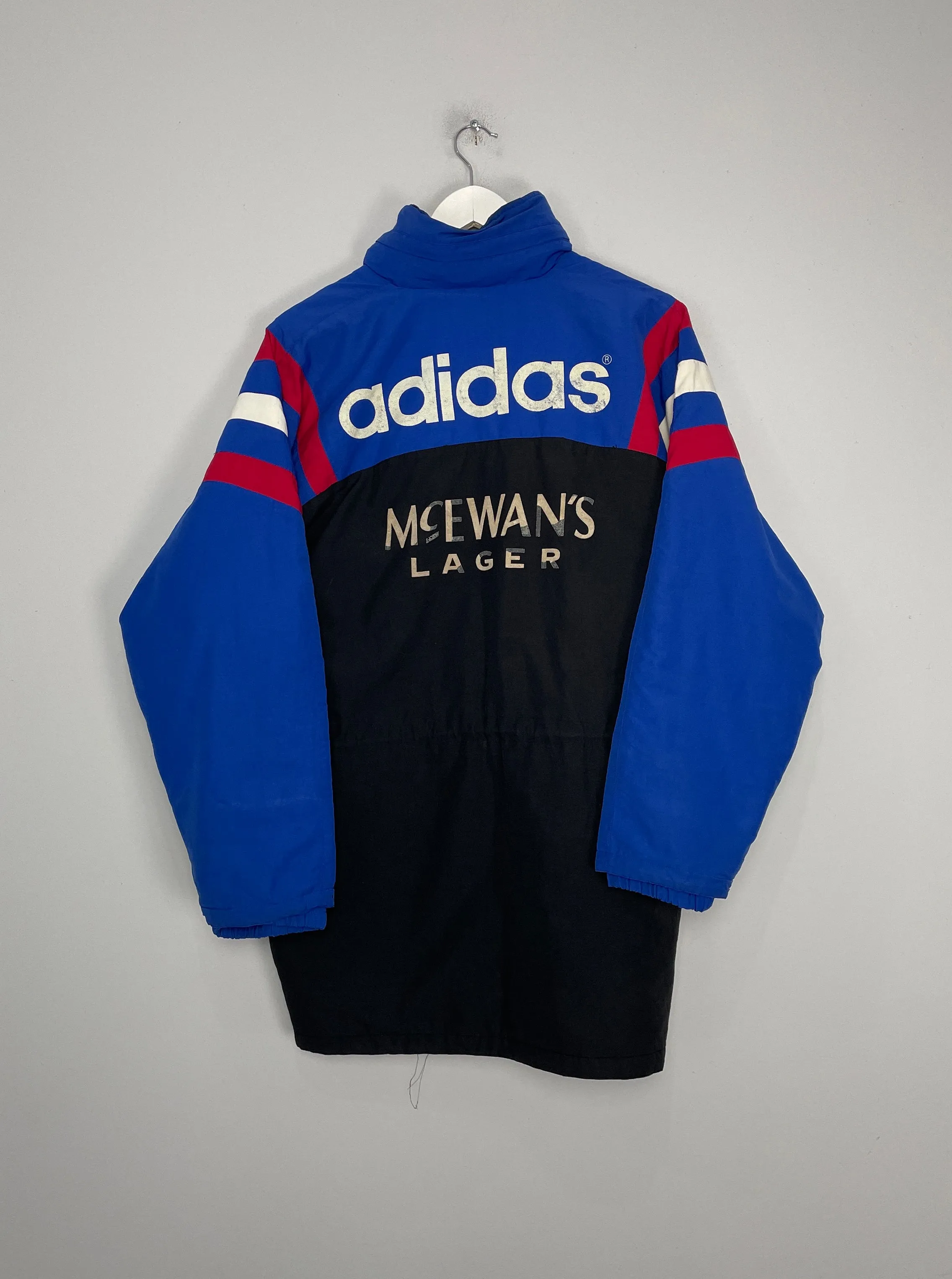 1995/97 RANGERS BENCH COAT (M) ADIDAS