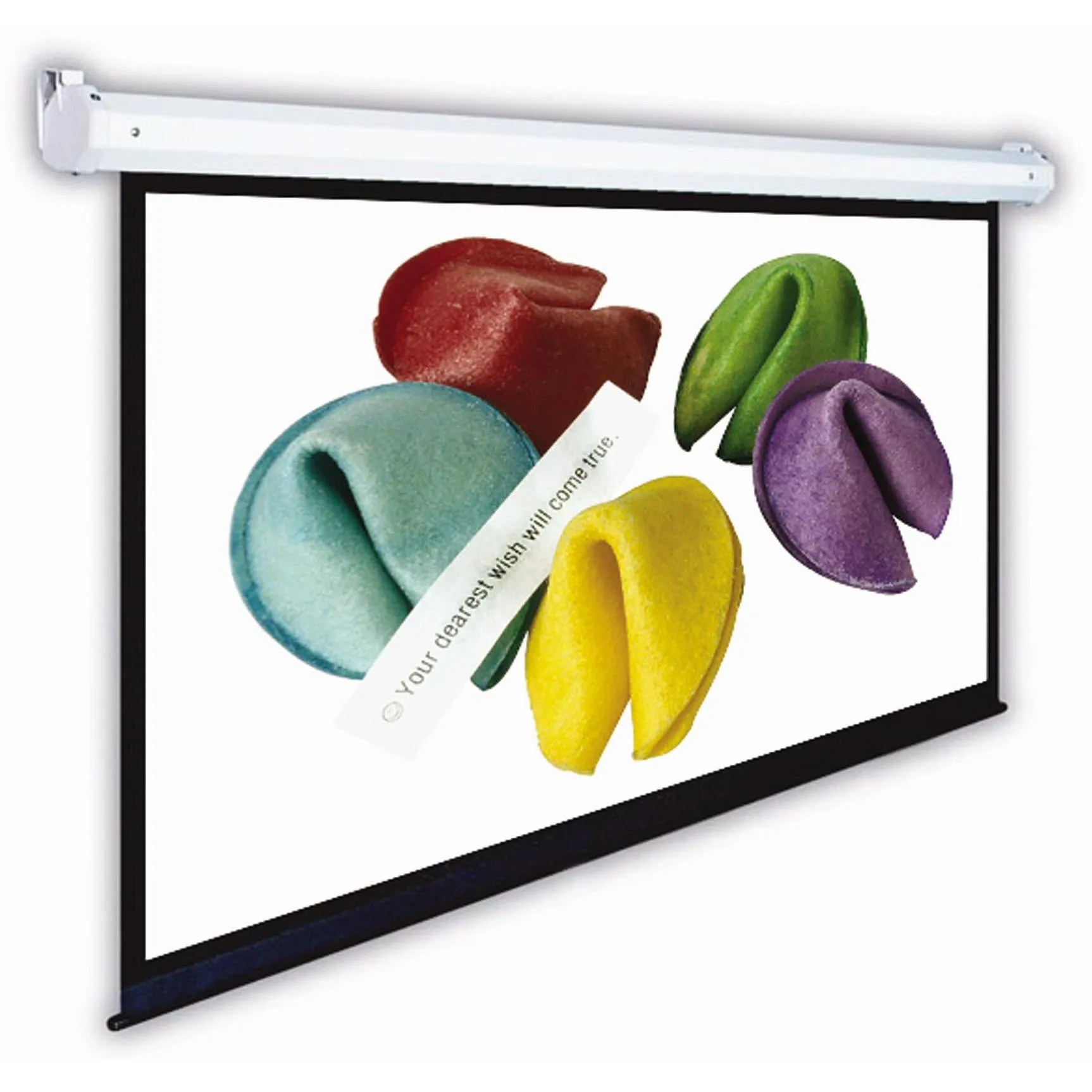 2C Enjoy IT 106" Manual Pull-Down Projector Screen