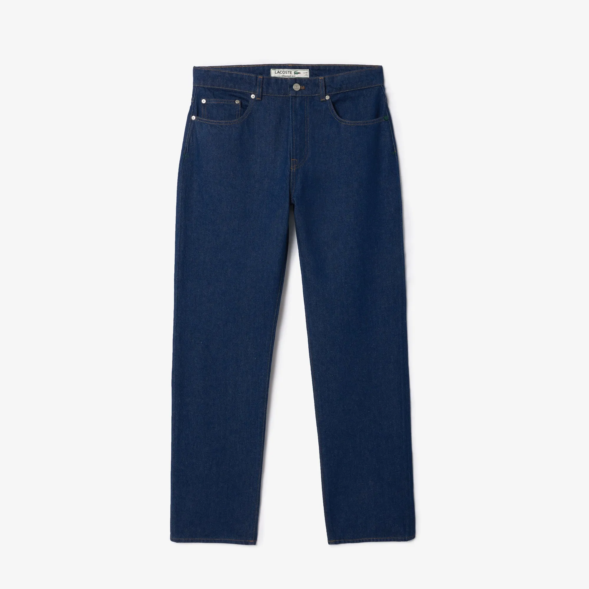 5 Pocket Straight Cut Indigo Jeans