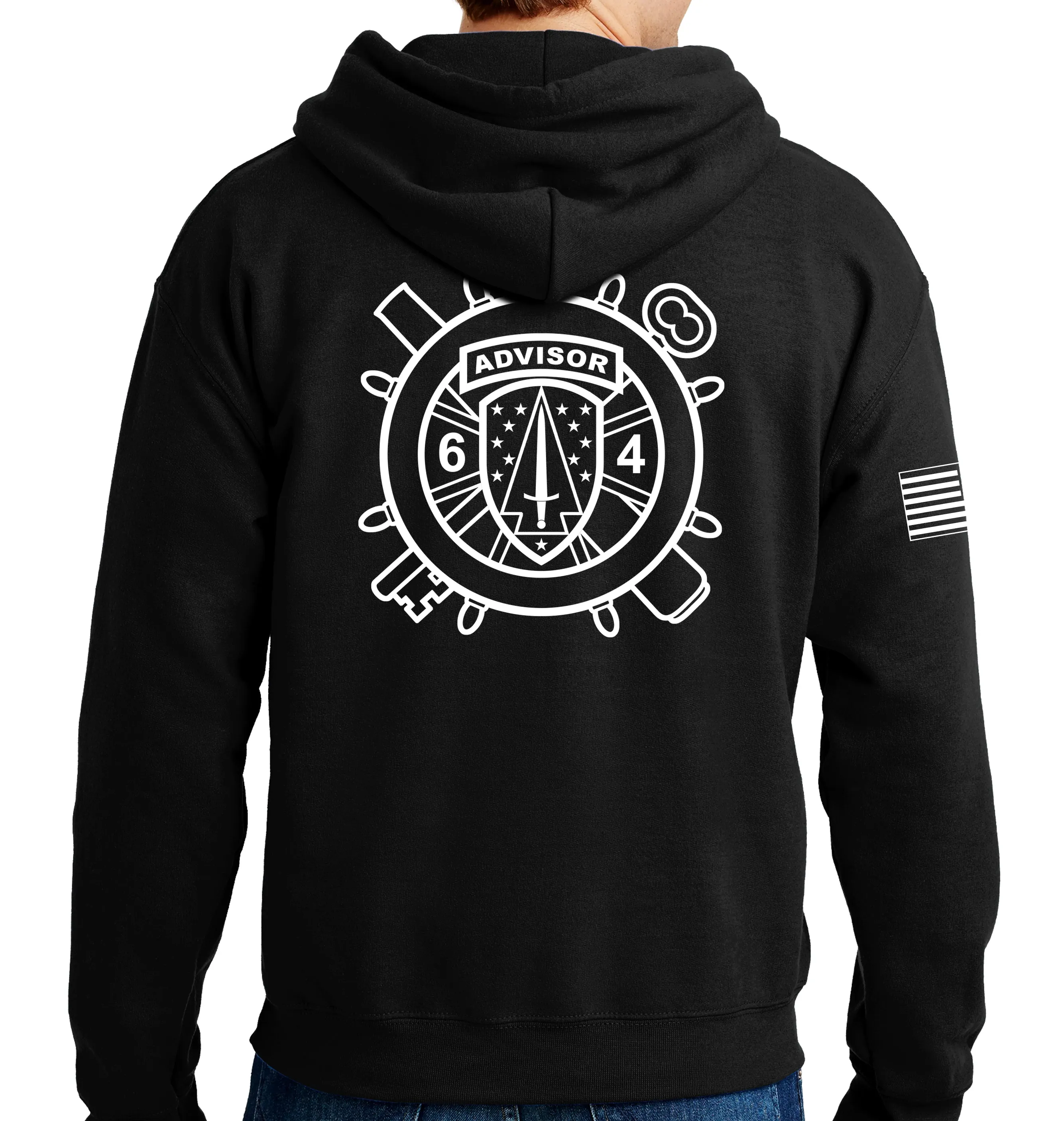 6 4th Unisex Hoodie Sweatshirt. This sweatshirt is NOT approved for PT.