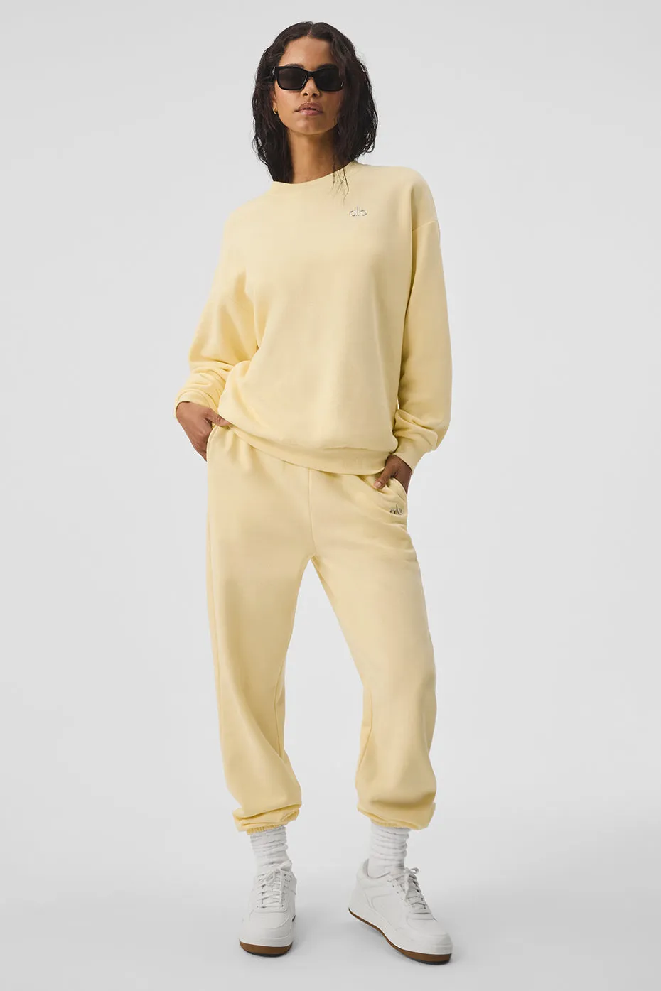 Accolade Crew Neck Pullover - Lemon Ice