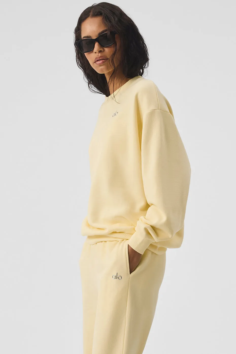 Accolade Crew Neck Pullover - Lemon Ice