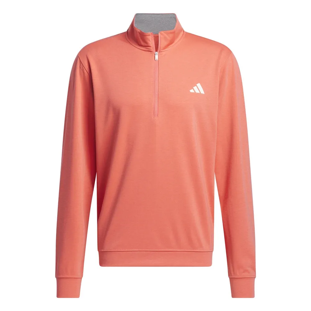 adidas Mens Elevated  Quarter Zip Pullover