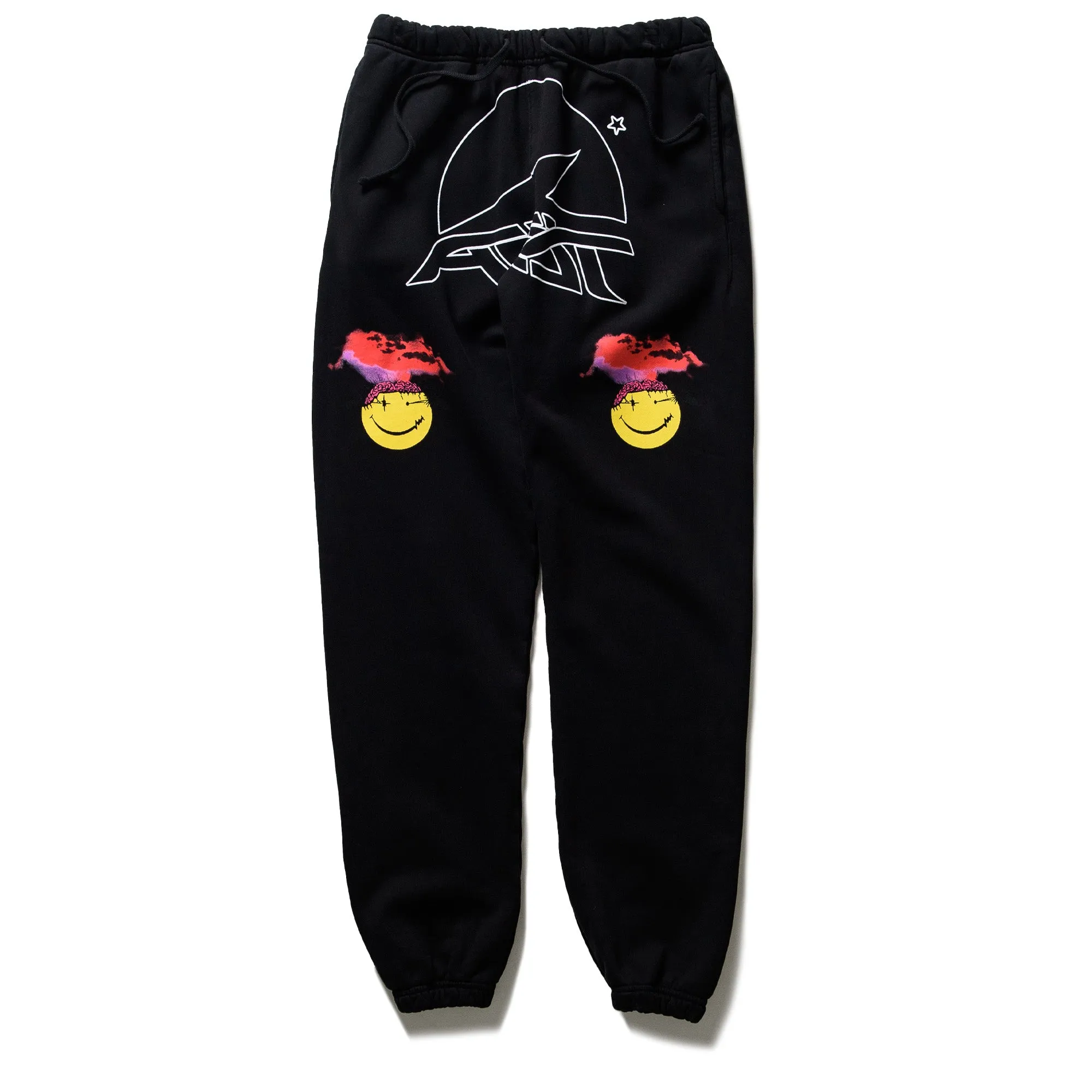 Always On Tour Smiley Sweatpants - Black