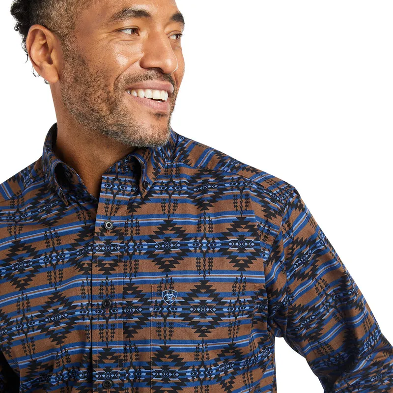 'Ariat' Men's Giannis Classic Fit Button Down - Carafe