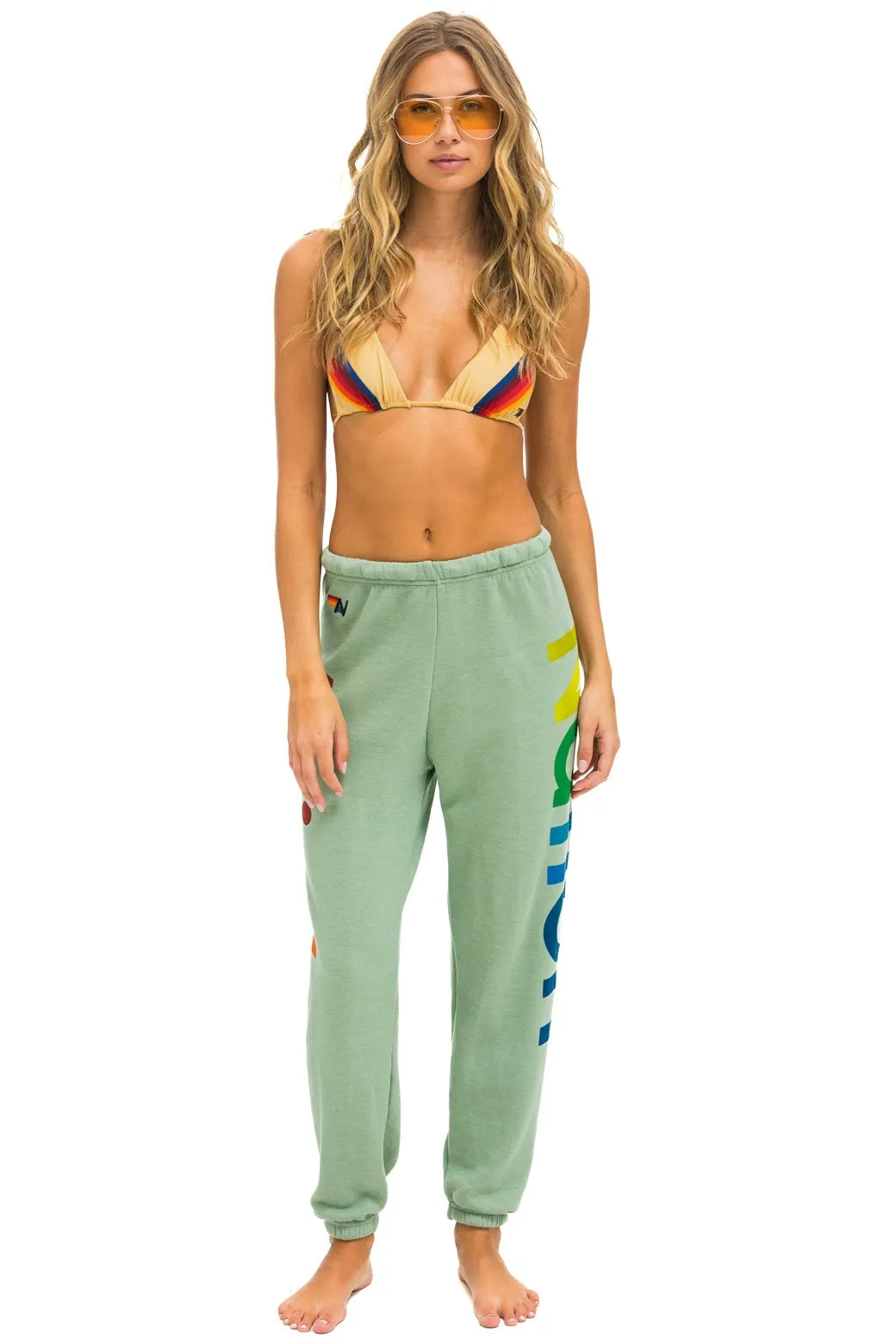 AVIATOR NATION 2 SWEATPANTS - SAGE