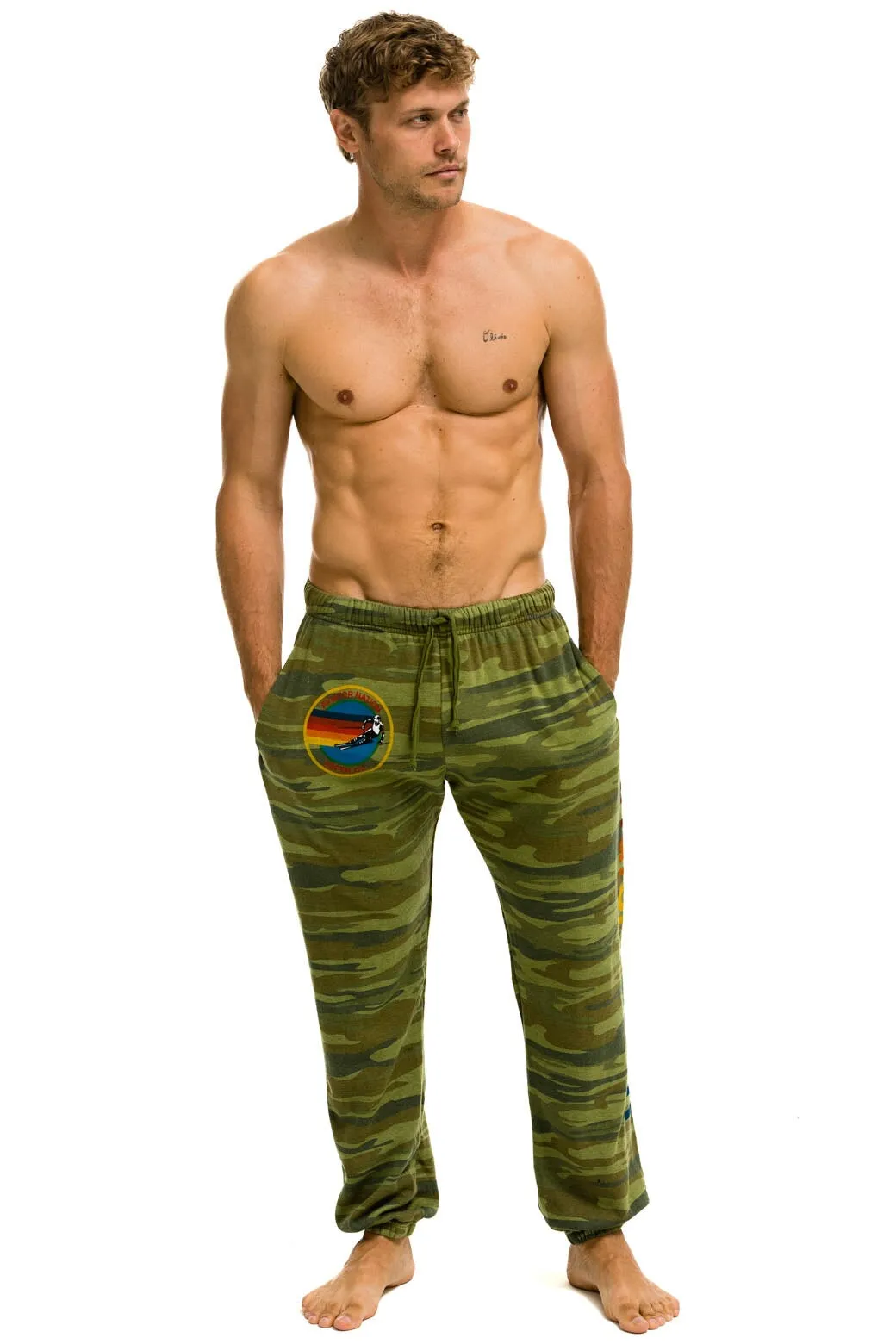 AVIATOR NATION ASPEN SWEATPANTS - CAMO