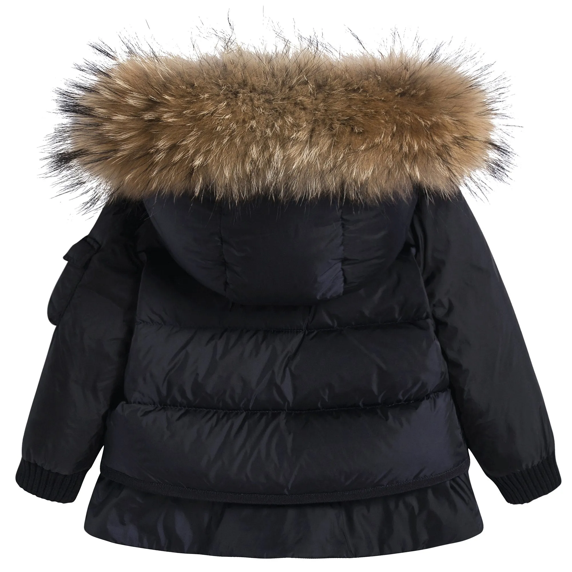 Baby  Girls  Navy  Blue  "Passant  Giubbotto"   Coat