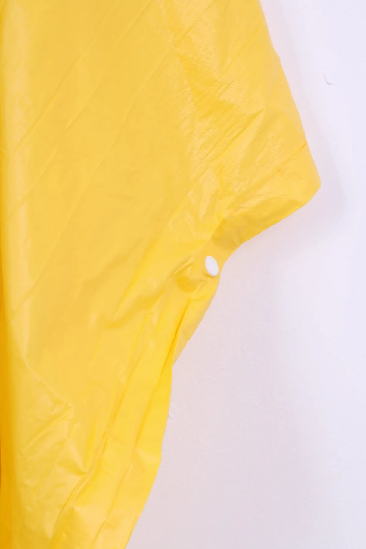 Bardaland Womens One Size Rain Coat Yellow PVC Pancho Hooded Jacket