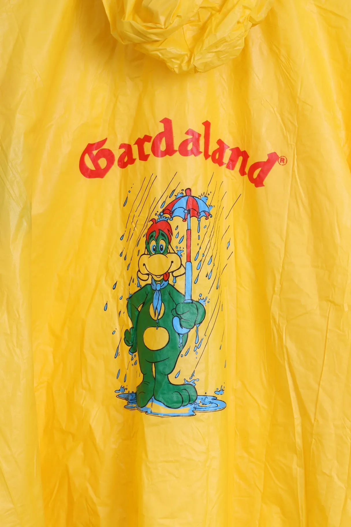 Bardaland Womens One Size Rain Coat Yellow PVC Pancho Hooded Jacket