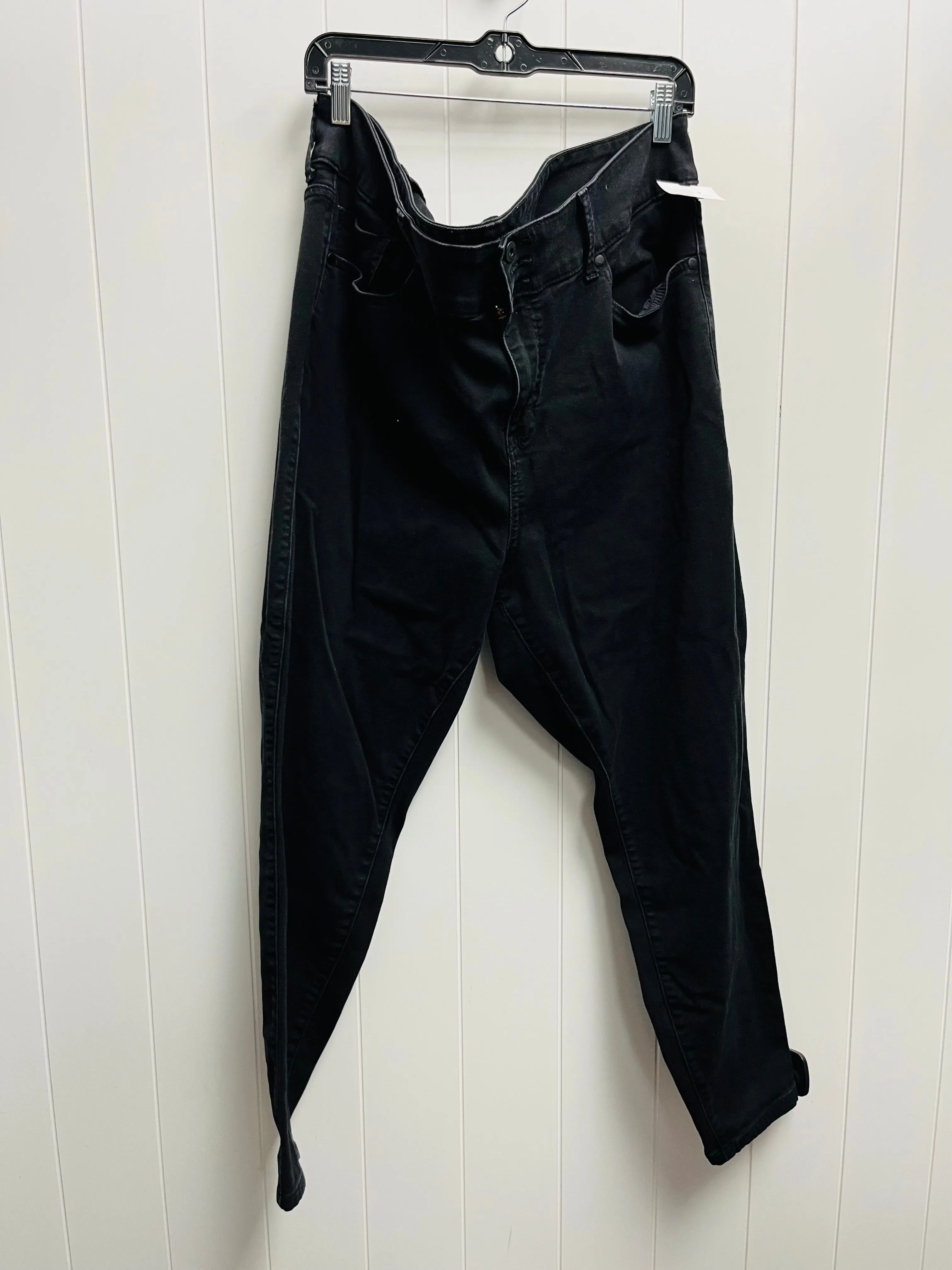 Black Denim Jeans Jeggings Torrid, Size 24