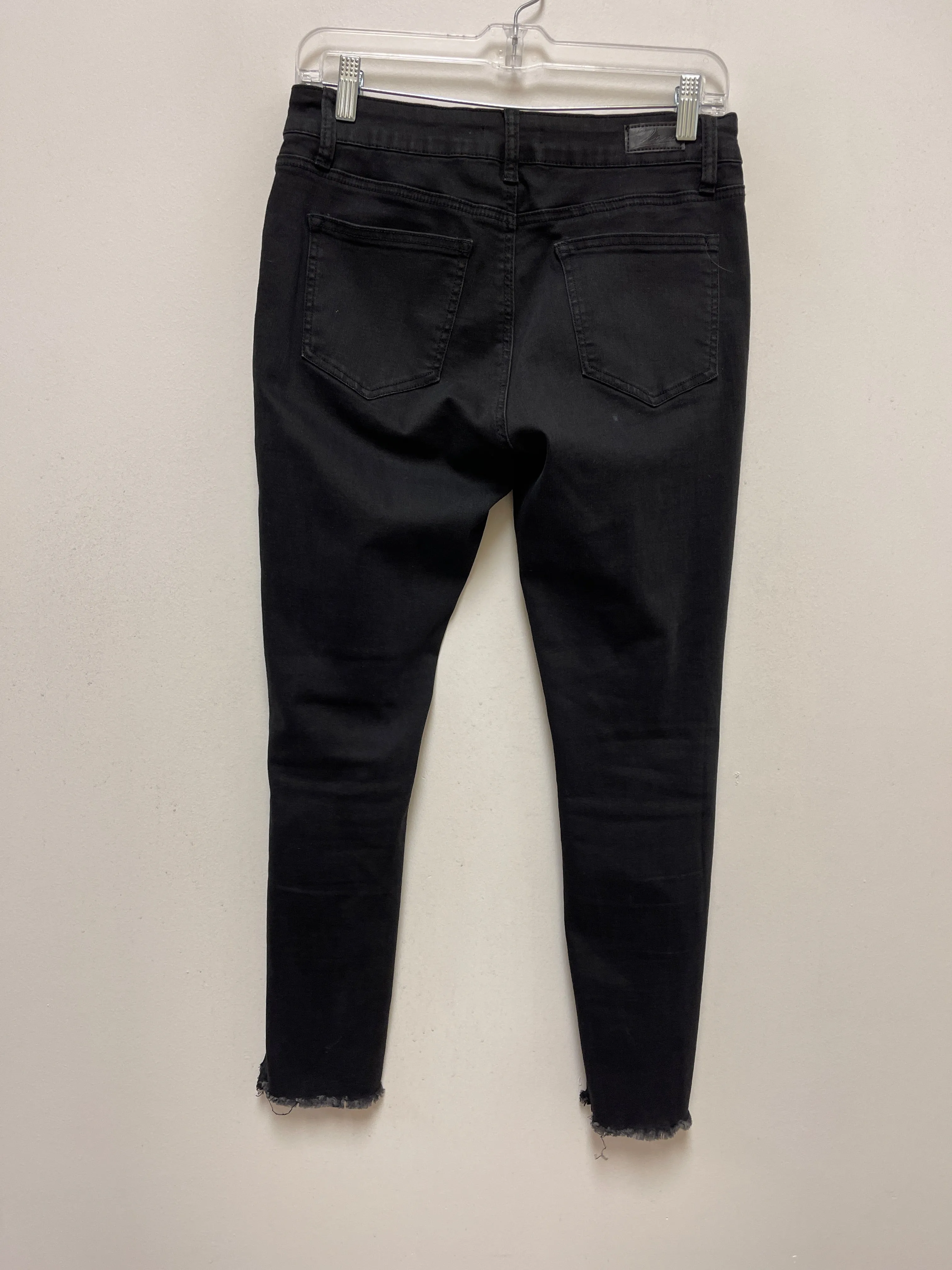 Black Denim Jeans Skinny Elan, Size 8