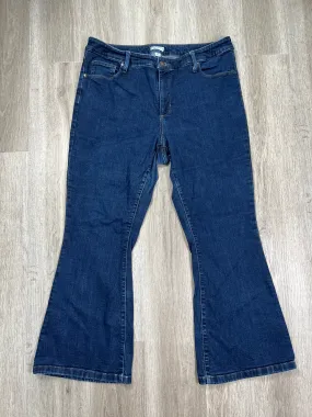 Blue Denim Jeans Flared Ava & Viv, Size 20