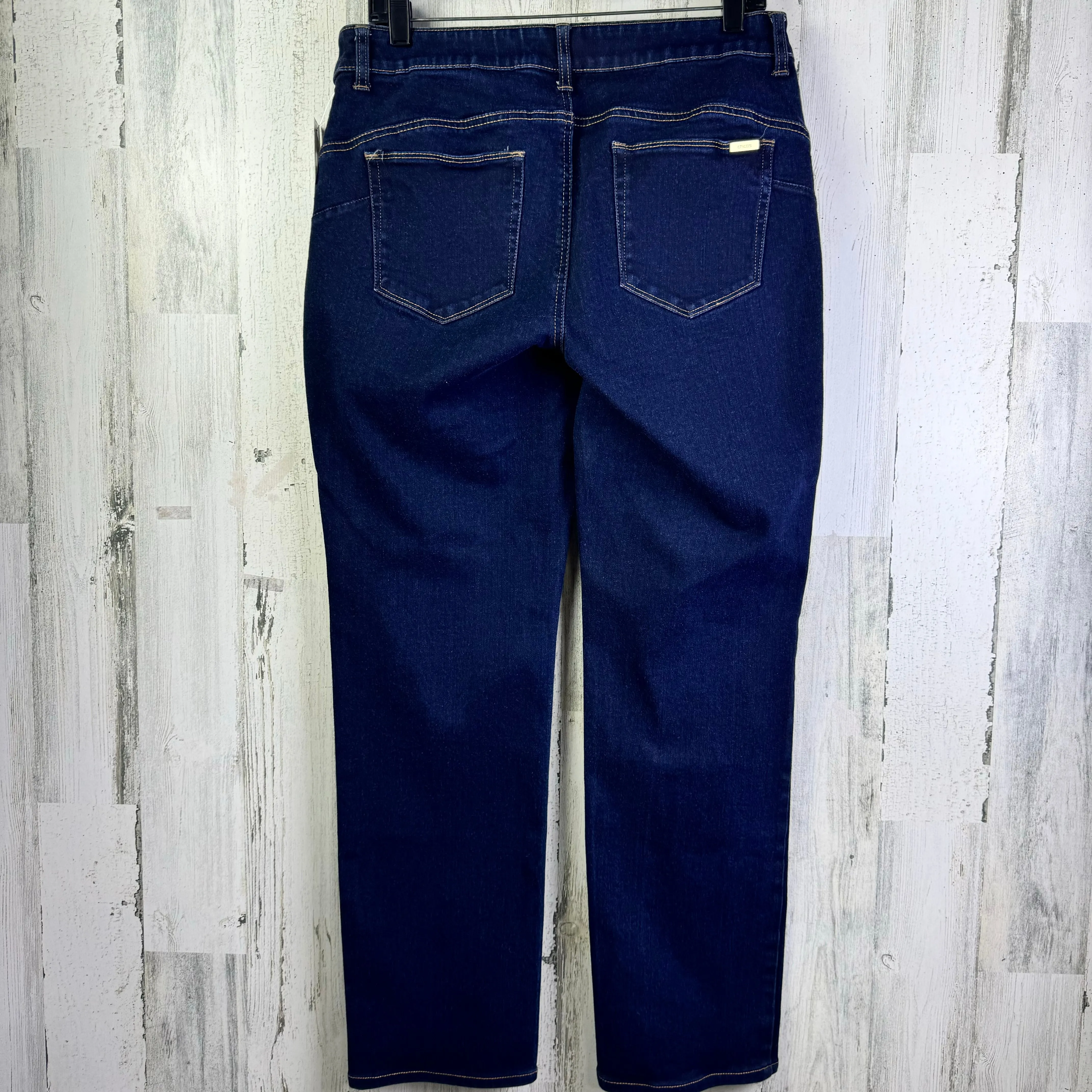 Blue Denim Jeans Straight Chicos, Size 12