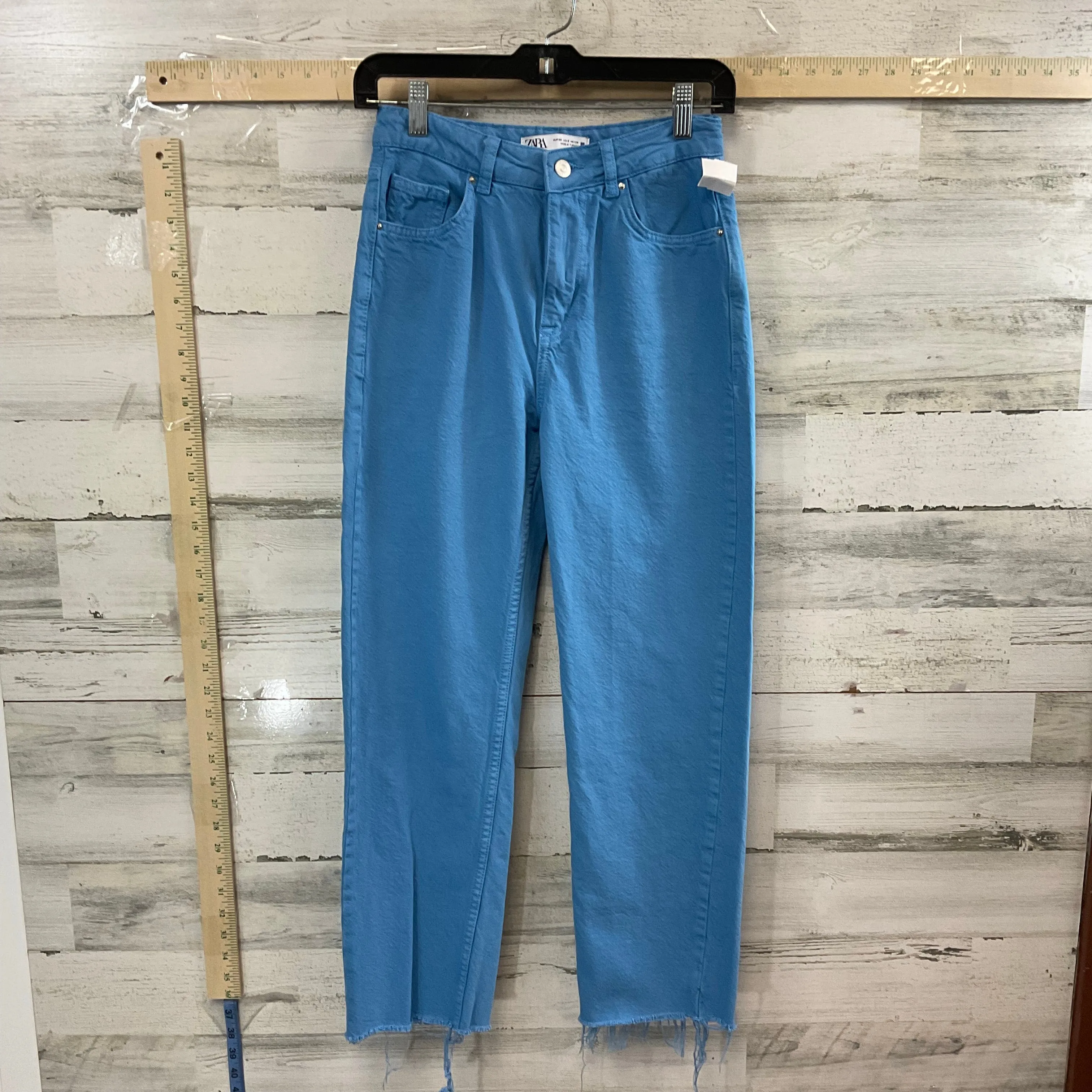 Blue Denim Jeans Straight Zara, Size 2