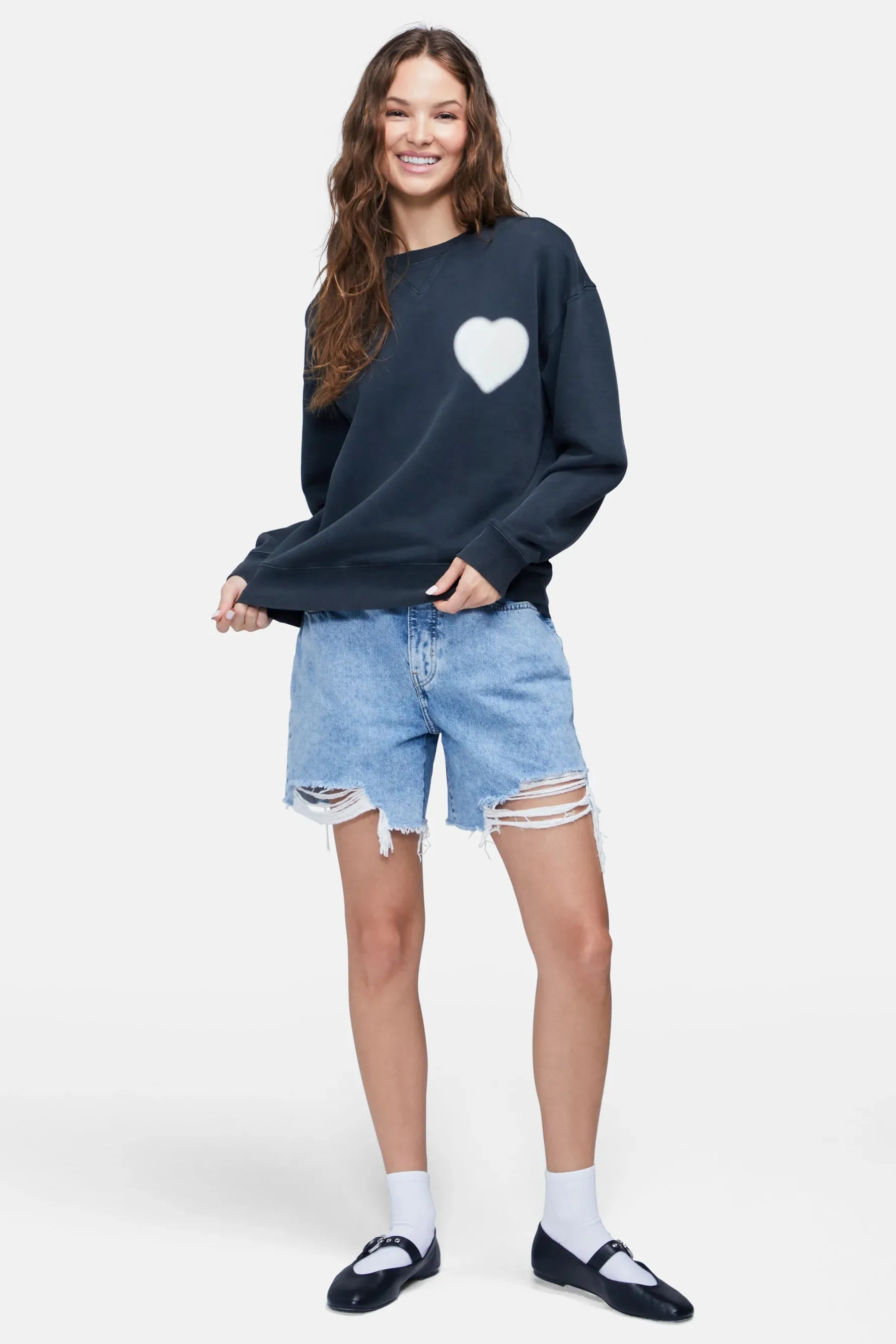 Blurred Heart Cody Sweatshirt