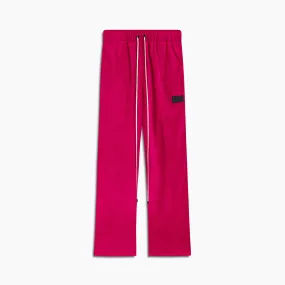 bootcut sweatpants / wildflower pink polar