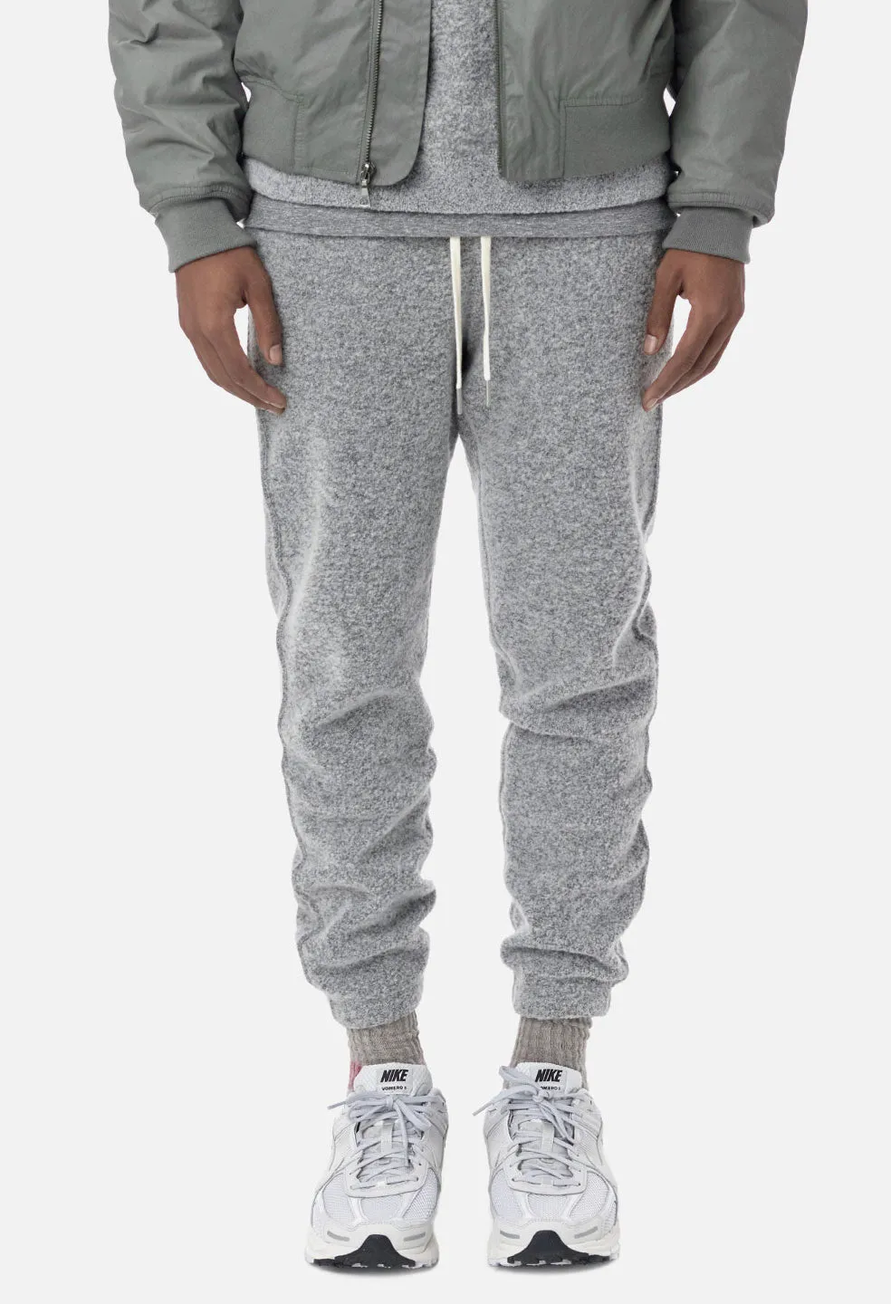 Boucle Ebisu Sweatpants / Cement