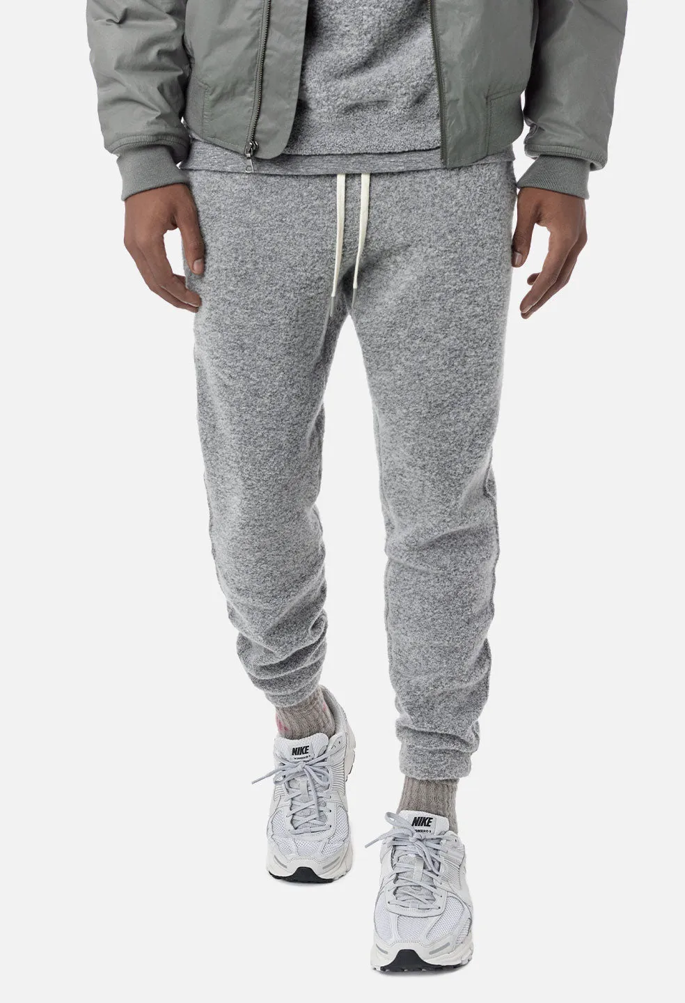 Boucle Ebisu Sweatpants / Cement