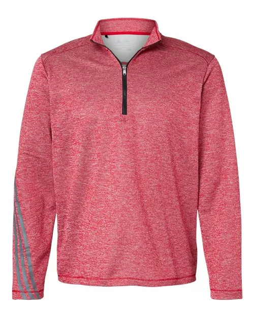 Brushed Terry Heathered Quarter Zip Pullover