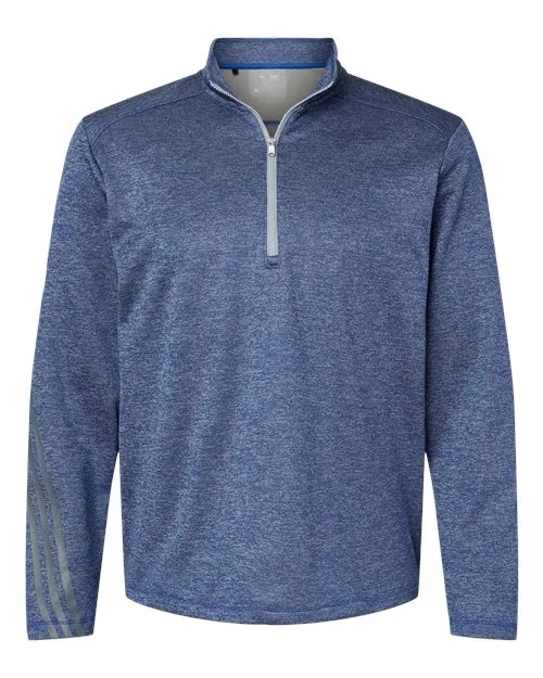 Brushed Terry Heathered Quarter Zip Pullover