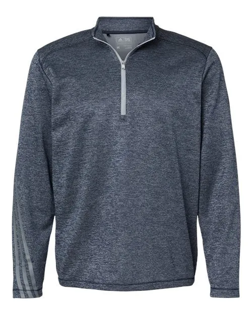 Brushed Terry Heathered Quarter Zip Pullover