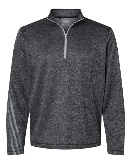 Brushed Terry Heathered Quarter Zip Pullover