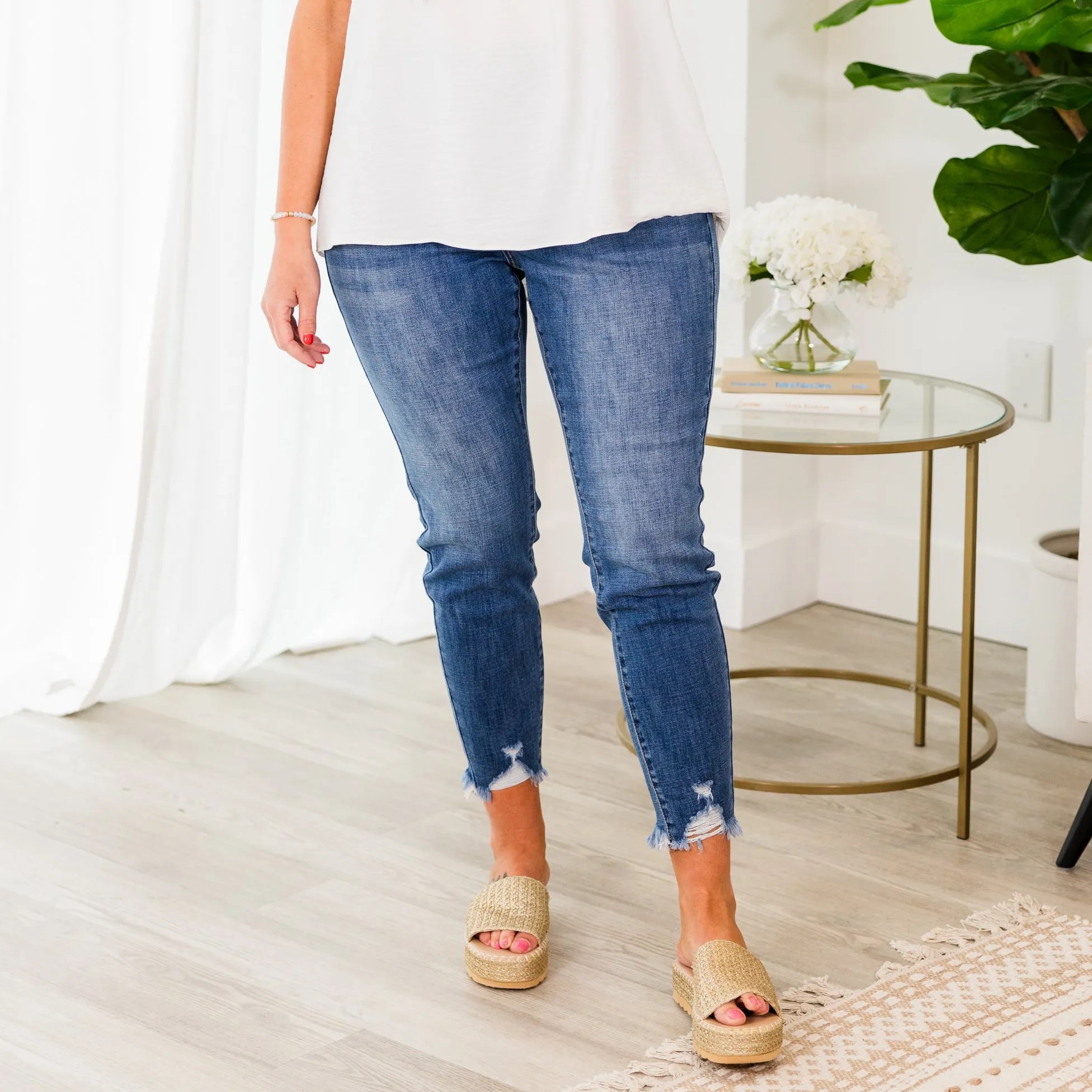 Busy Babe Jeans, Medium Wash