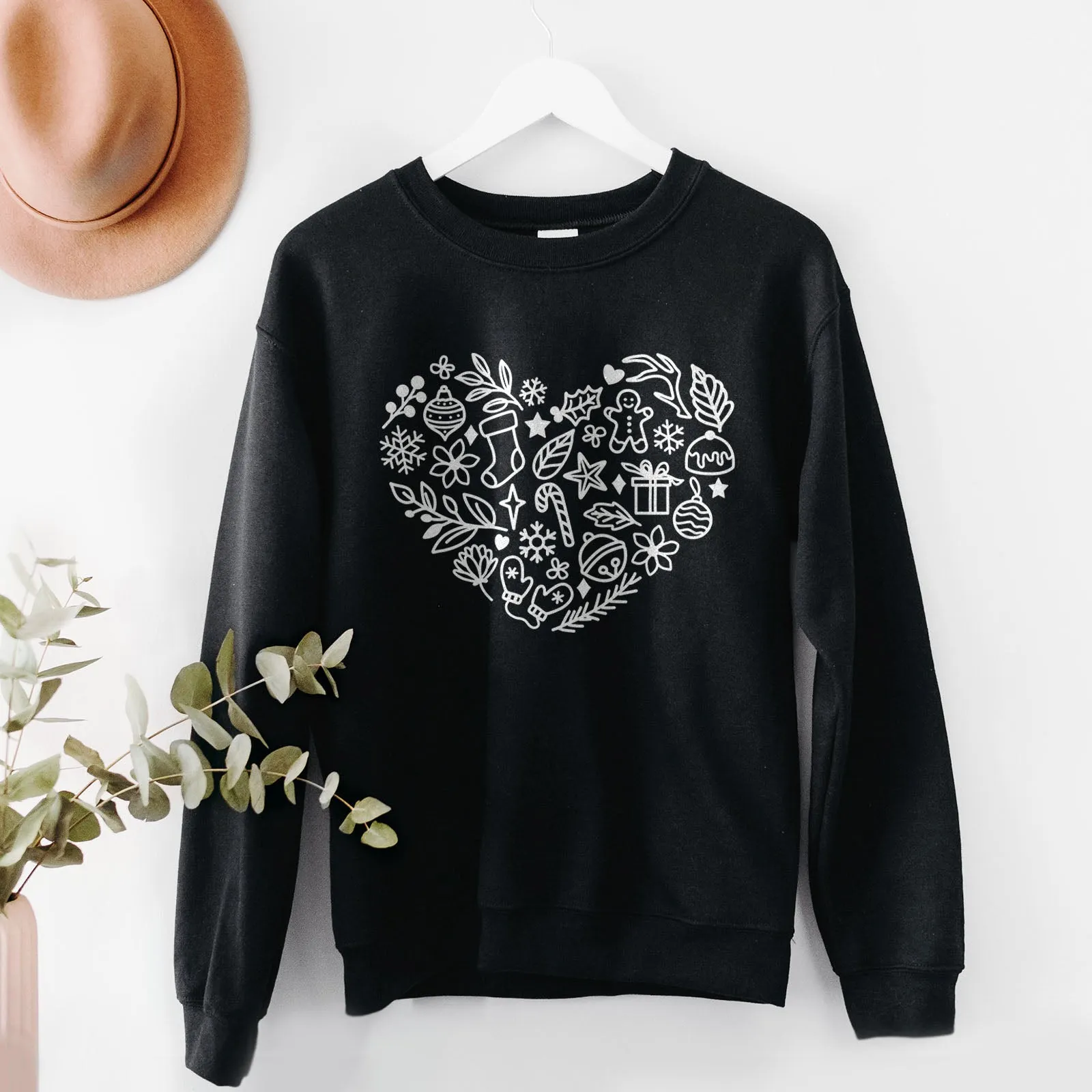 Christmas Heart Sweatshirt