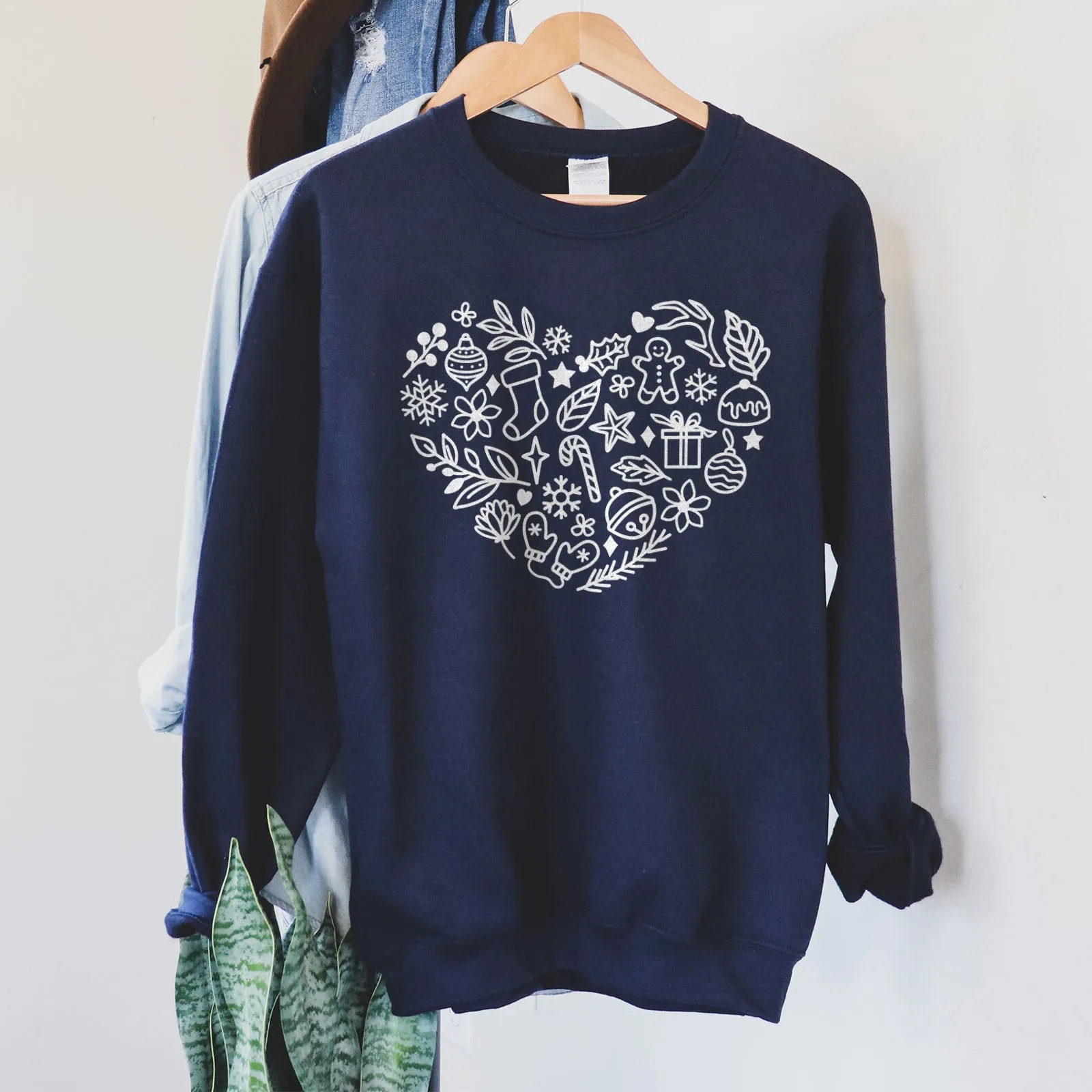 Christmas Heart Sweatshirt