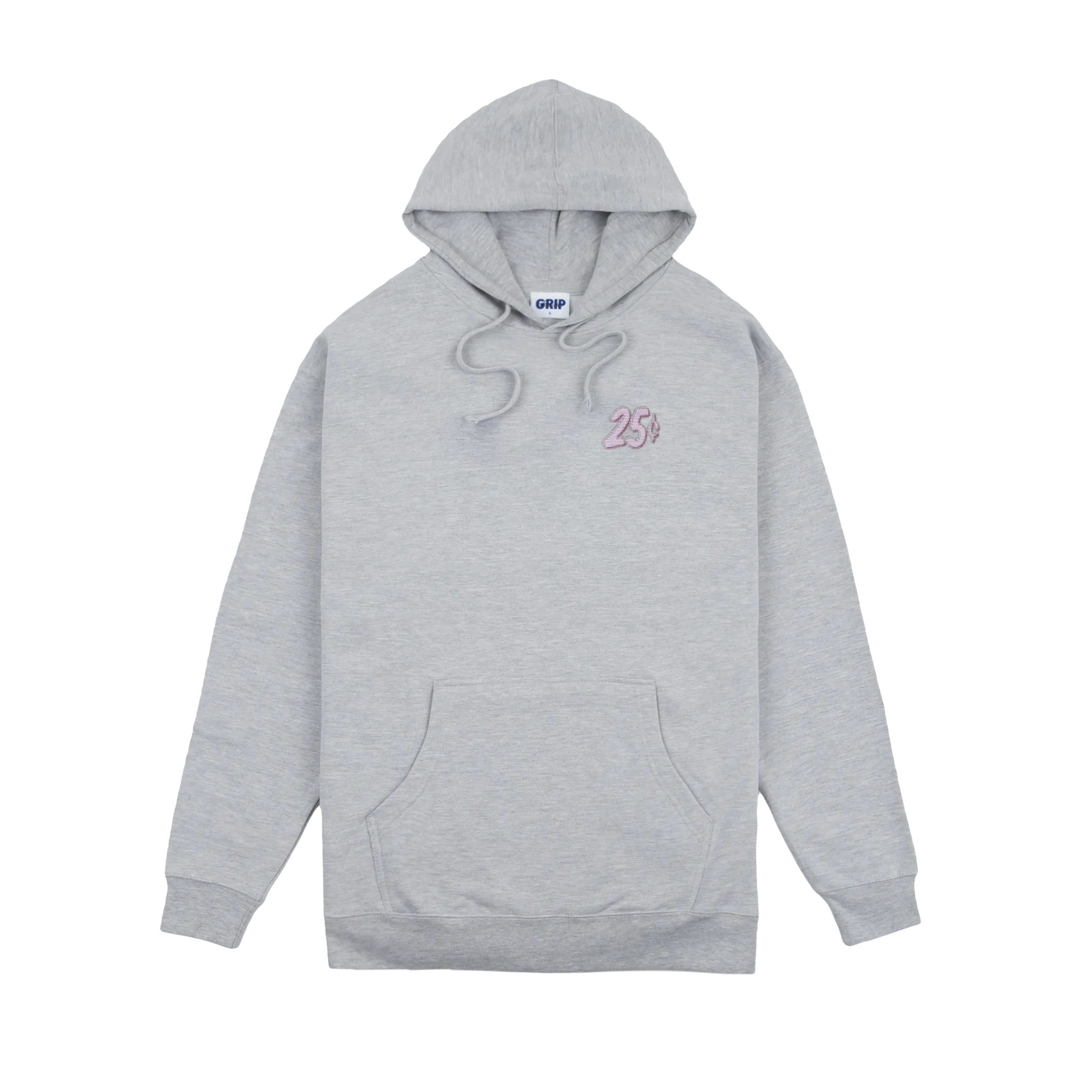 Classic Grip x QSnacks Buss Down Hooded Sweater - Grey