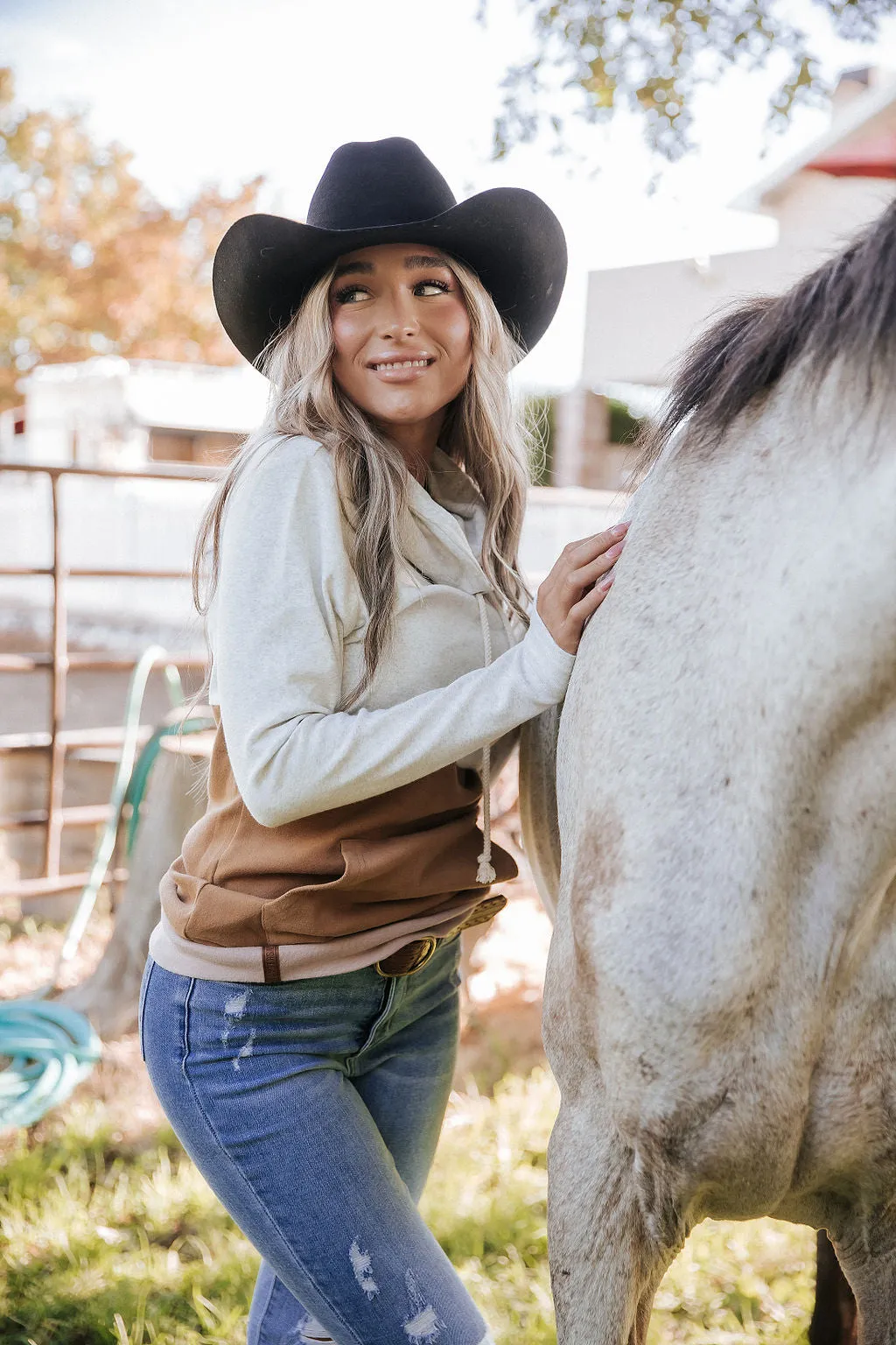 CowlNeck Sweatshirt - Pocket Of Sunshine