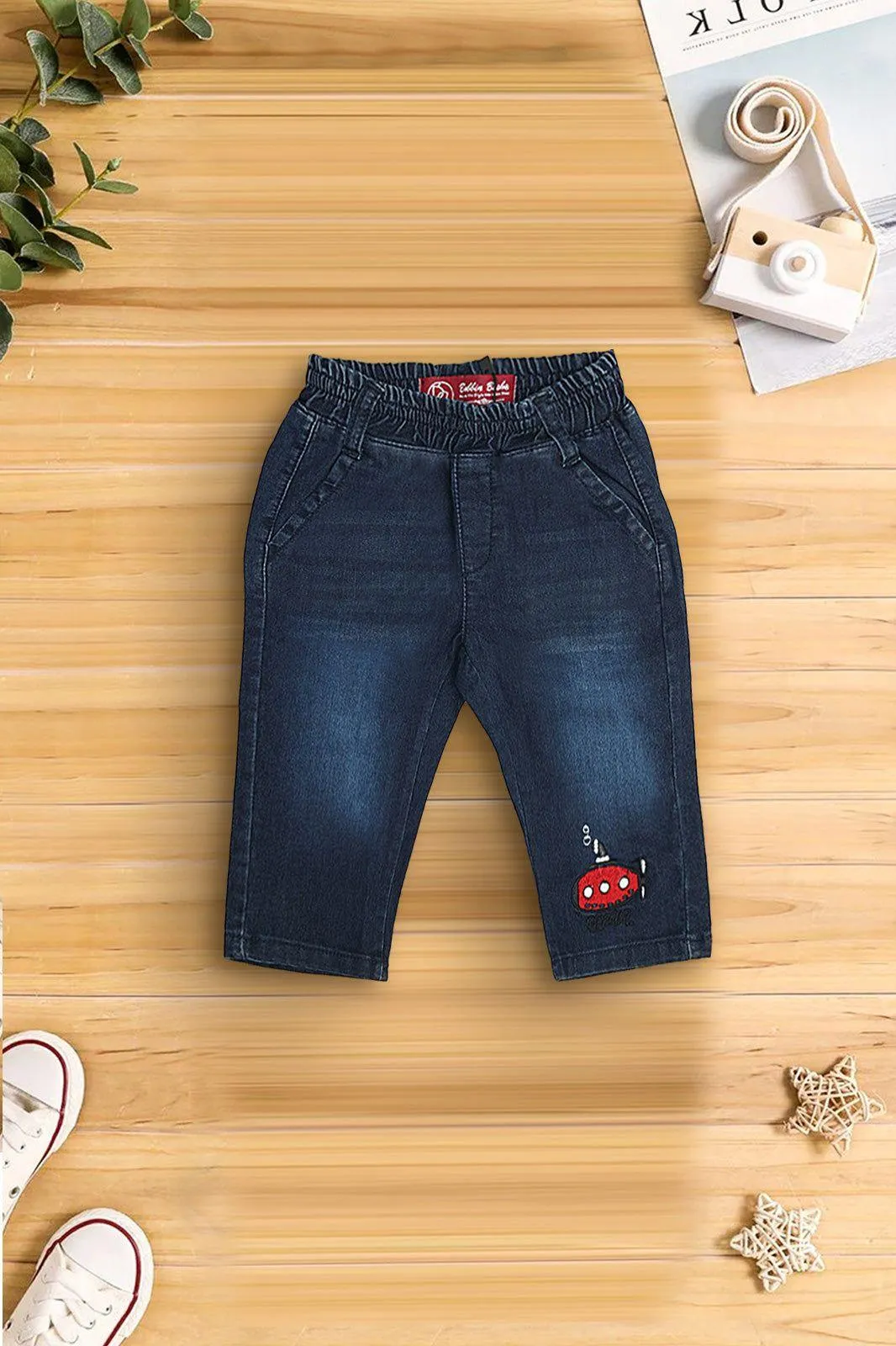 Embroided Infants Jeans