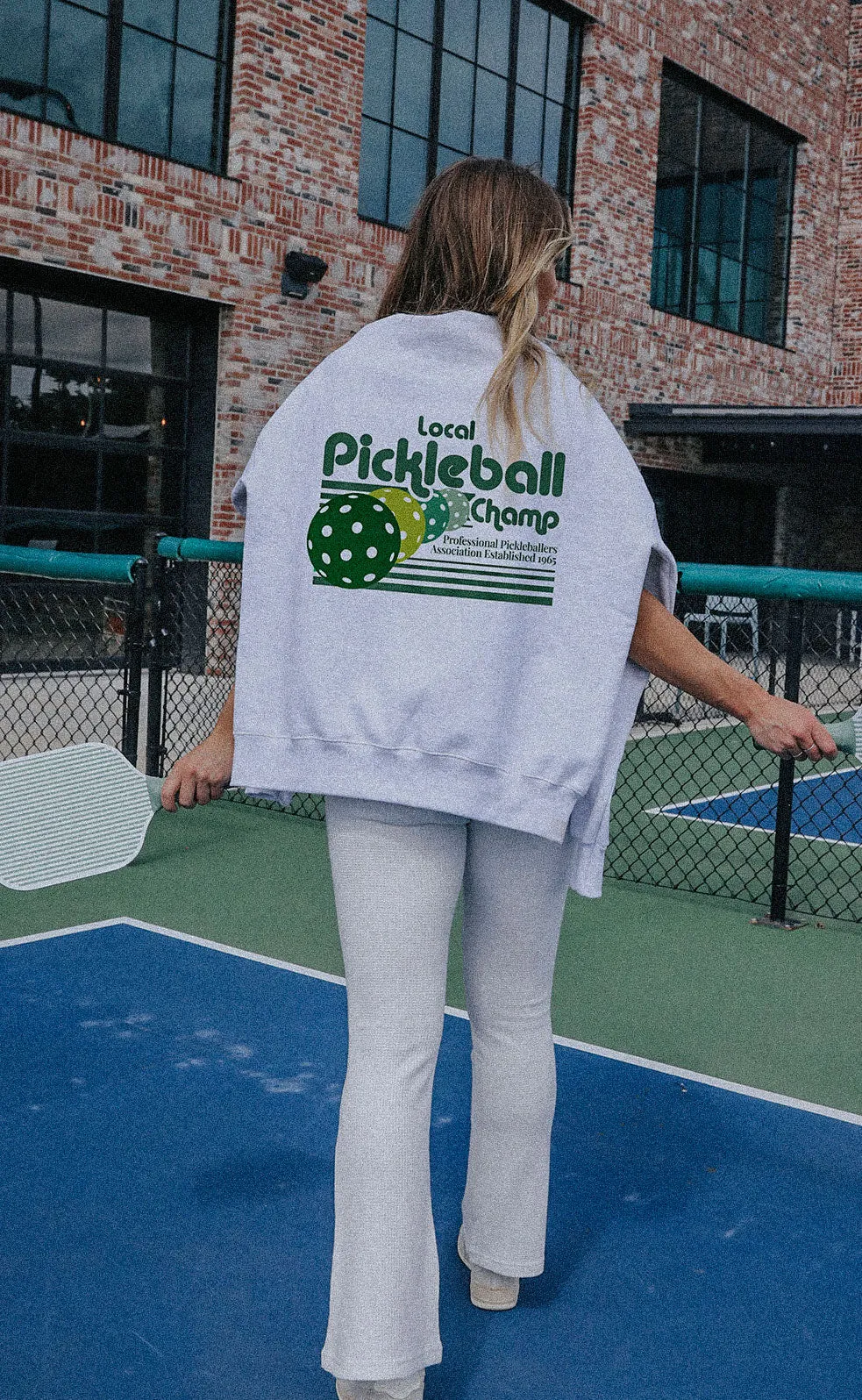 friday   saturday: pickleball champ sweatshirt