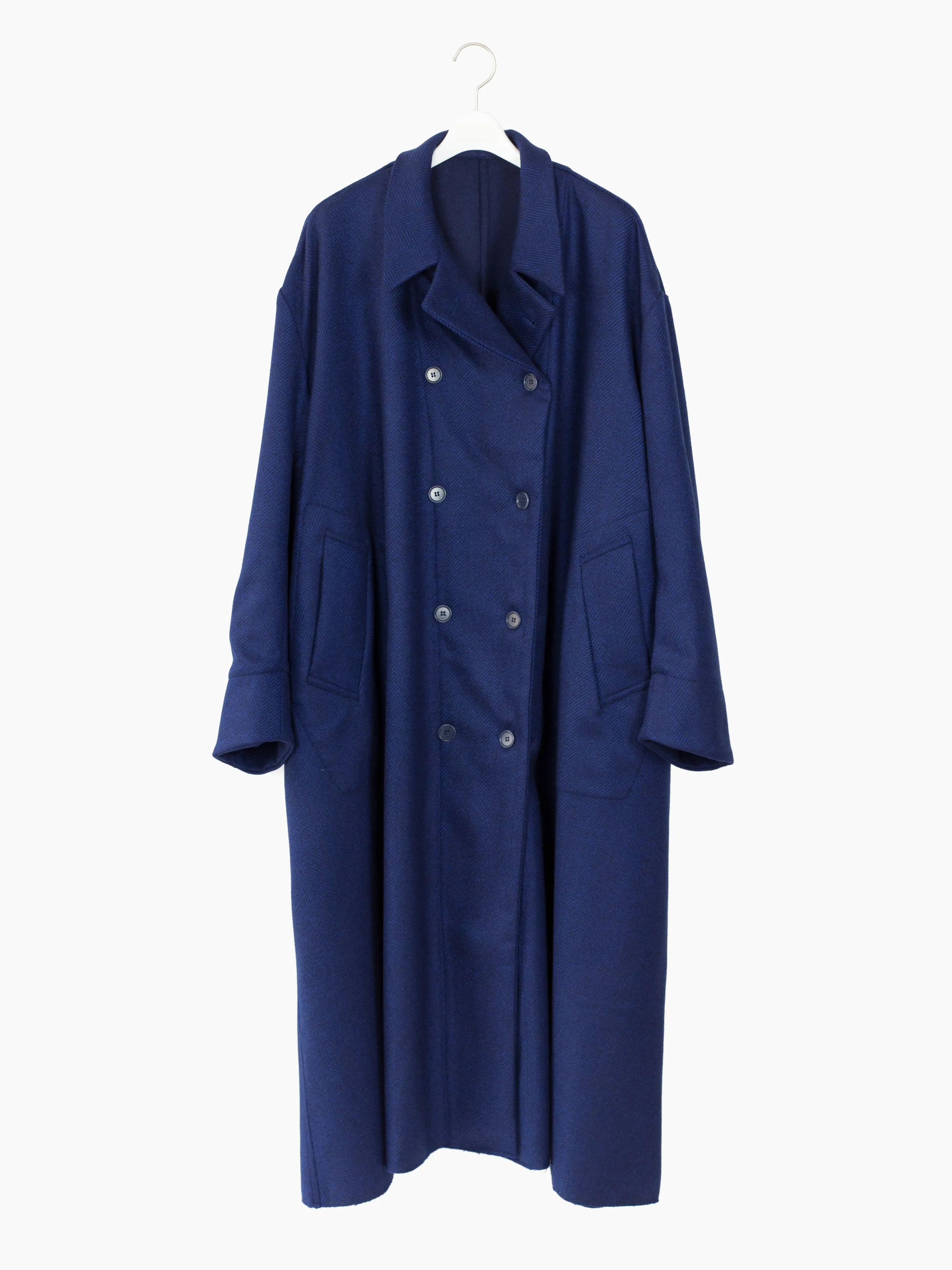 Gabriela Coll AW24 Double-Breasted Maxi Coat