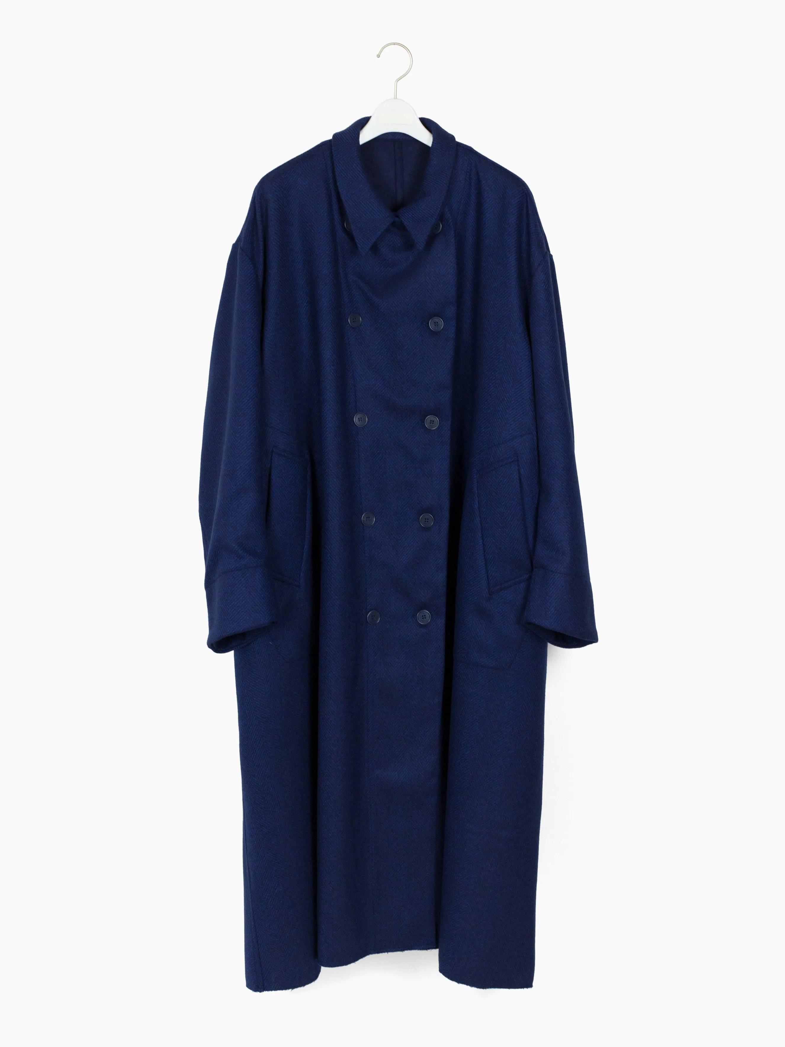 Gabriela Coll AW24 Double-Breasted Maxi Coat