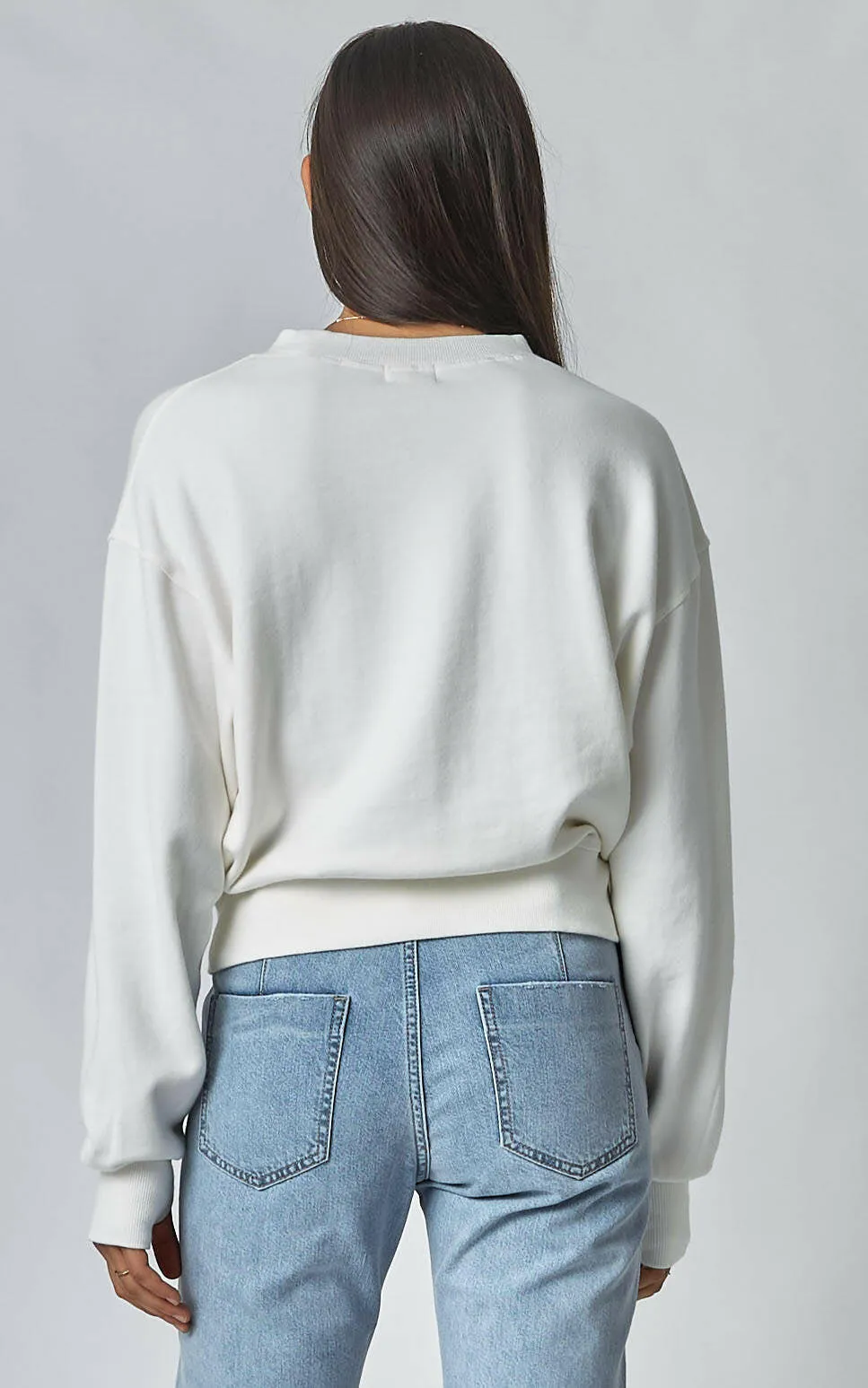 Gemma Loose Ivory Sweatshirt