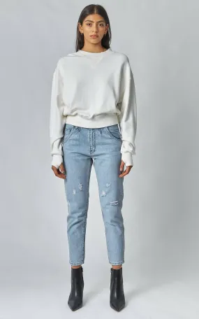 Gemma Loose Ivory Sweatshirt