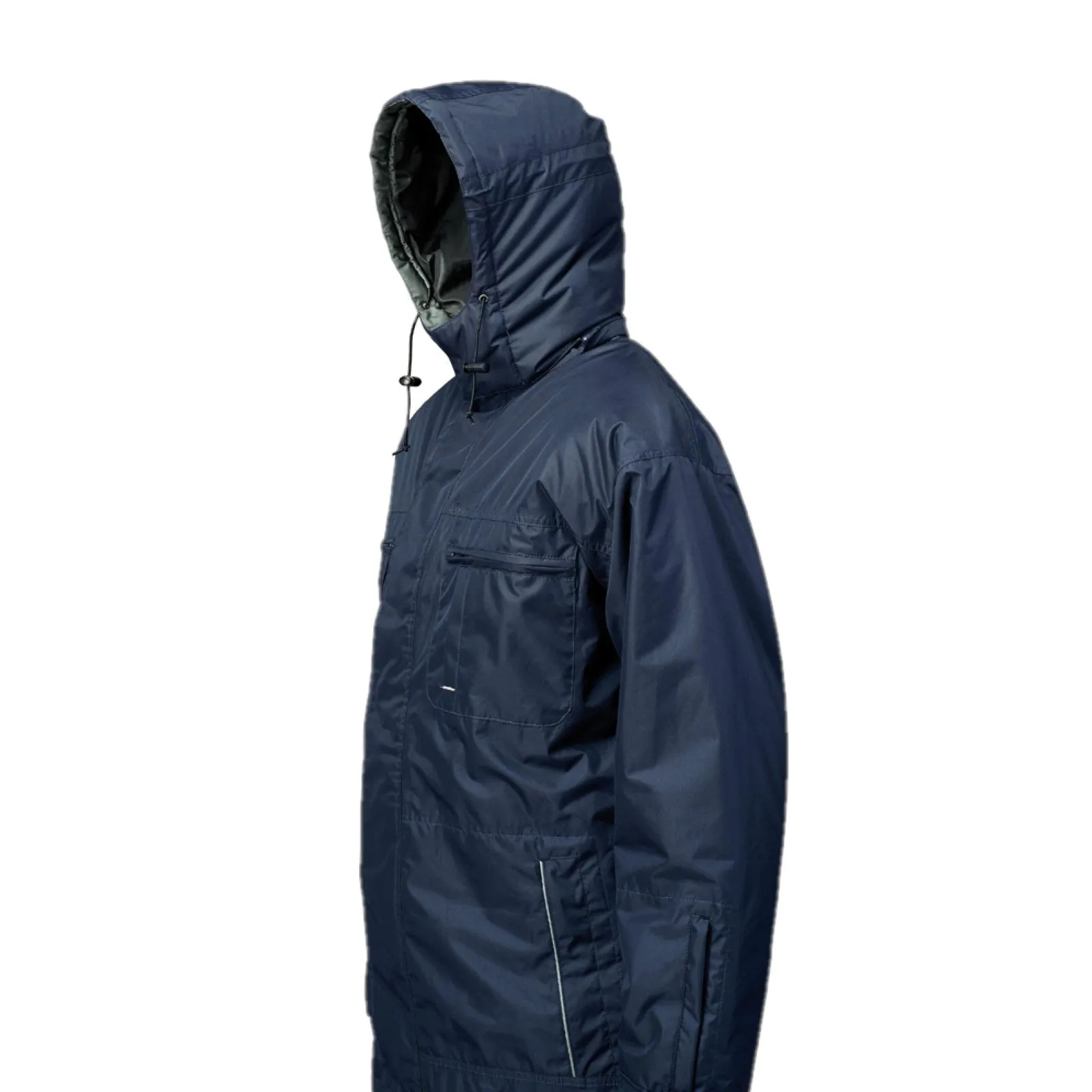 Giaccone Parka Blu Navy con pile interno imbottito taglie da S a 3XL SIGGI DIAMOND