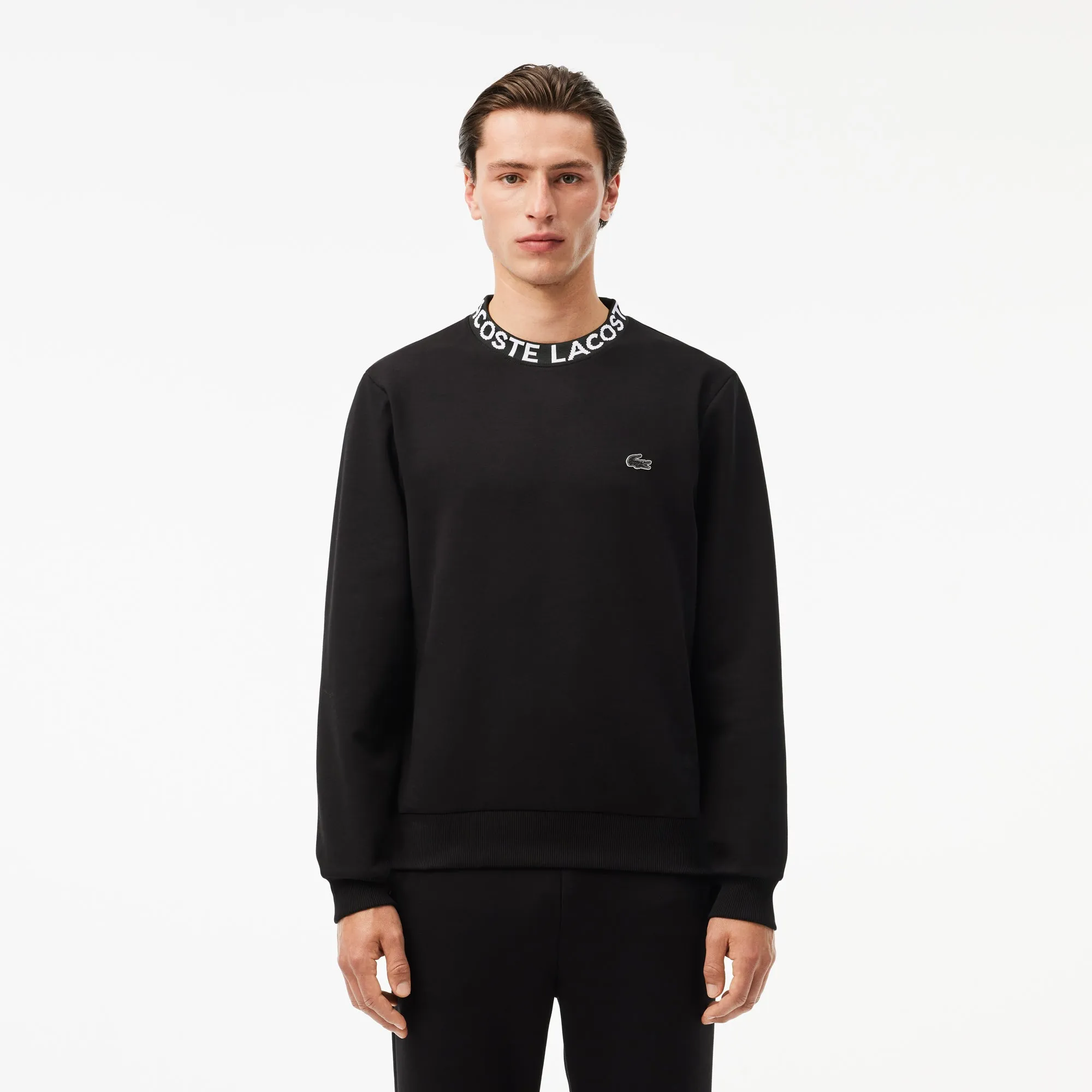 Graphic Jacquard Crew Neck Sweatshirt