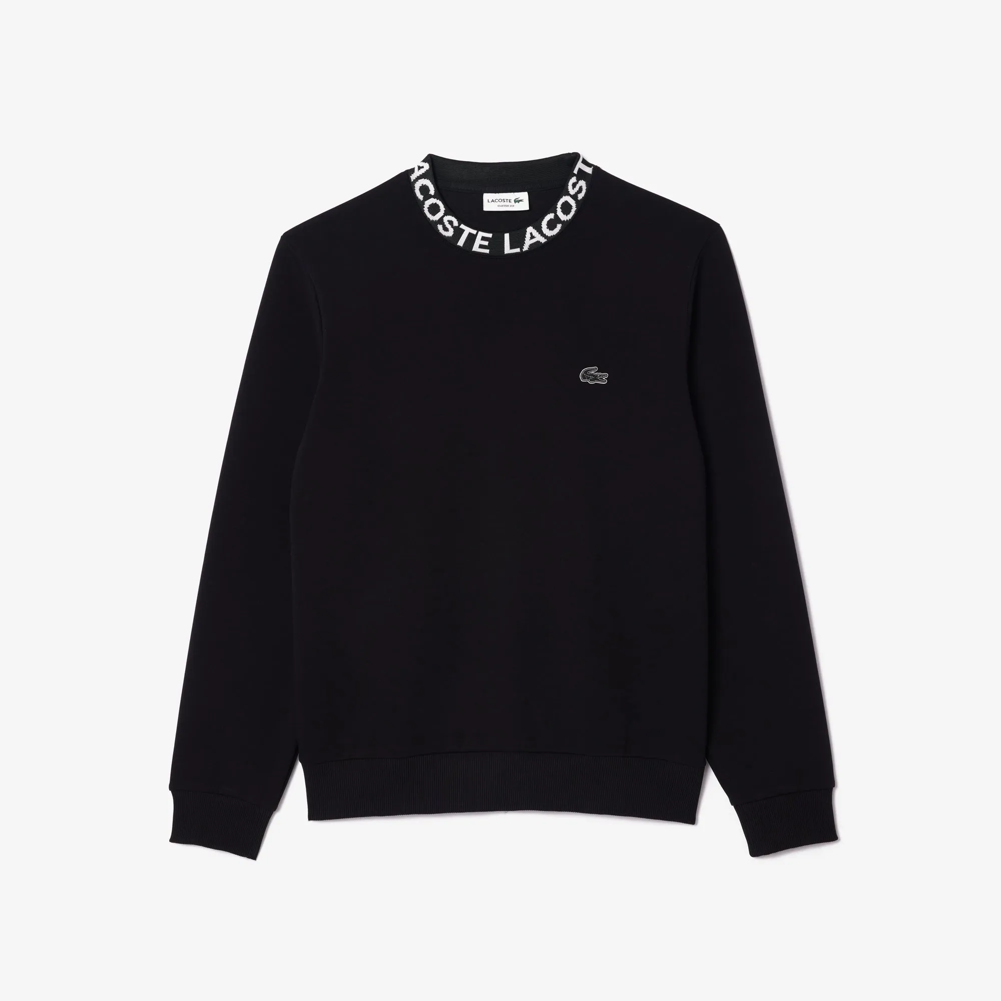 Graphic Jacquard Crew Neck Sweatshirt