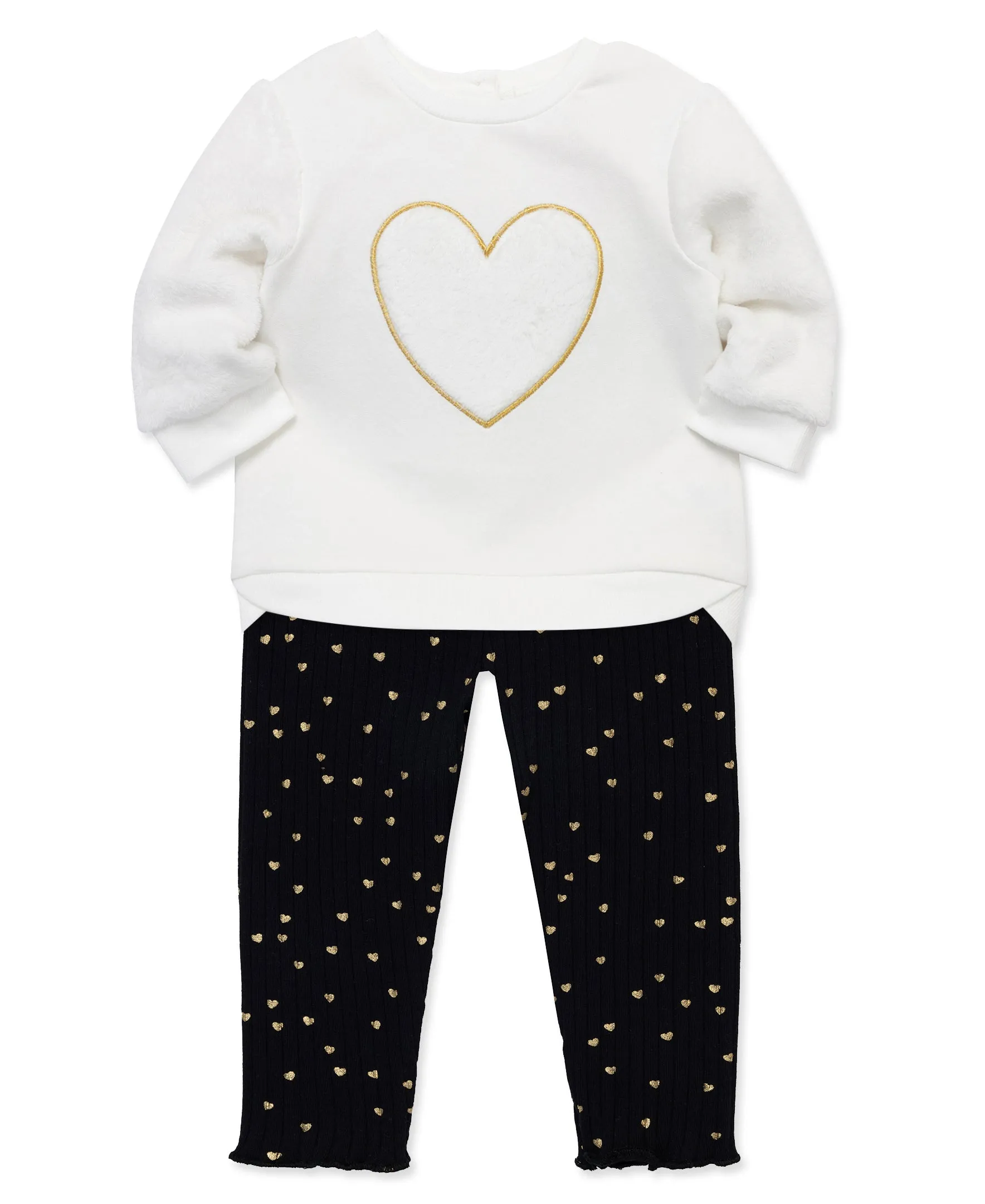 Heart Sweatshirt Set (2T-4T)