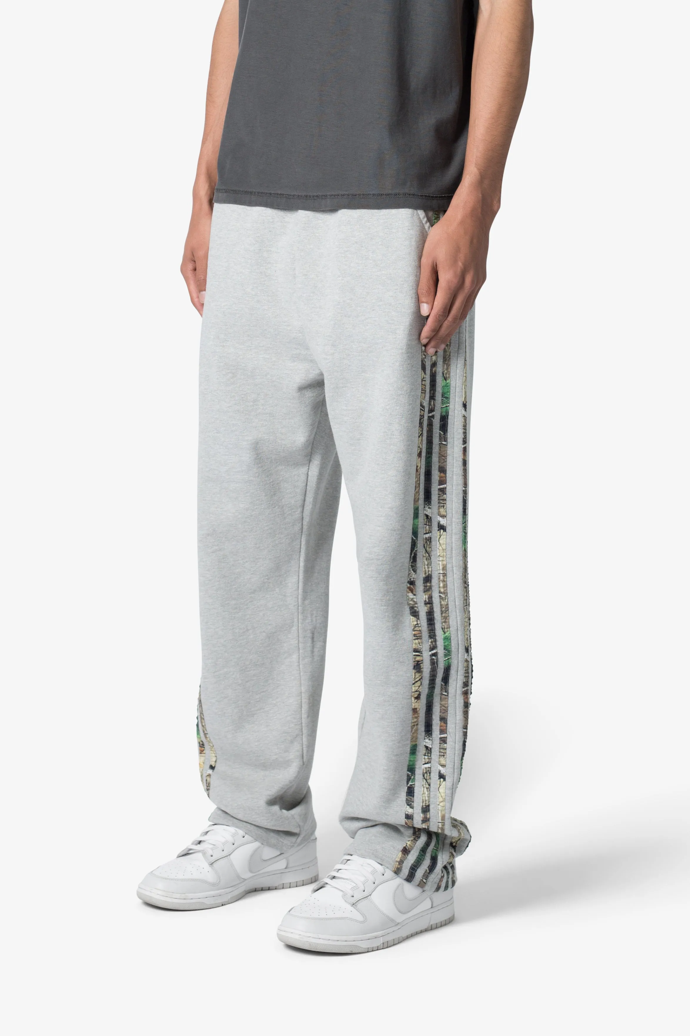 Hunter Camo Stripe Sweatpants - Grey