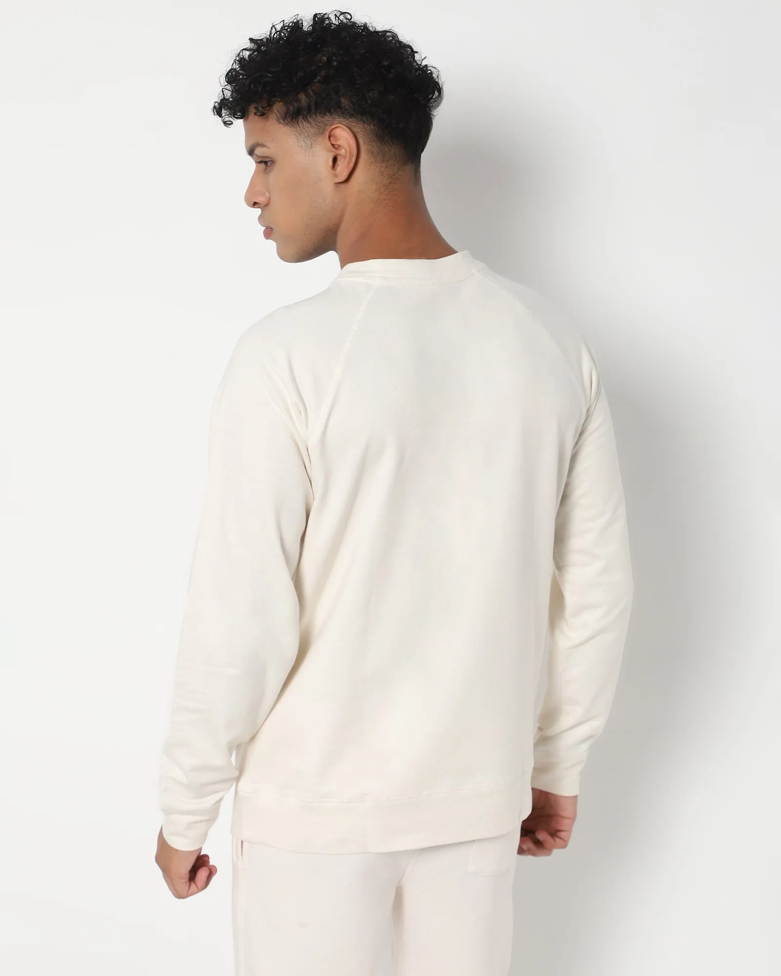 HW Crew Sweatshirt: Ivory Cream