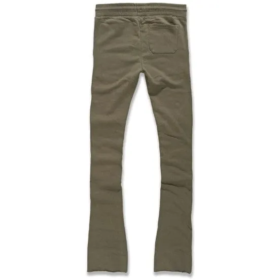 Jordan Craig Uptown Stacked Sweatpants (Olive) 8821L