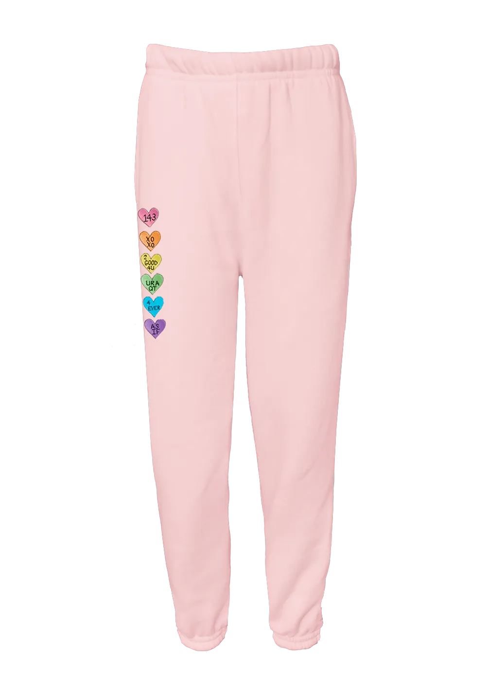 Kid's Conversation Heart Sweatpants