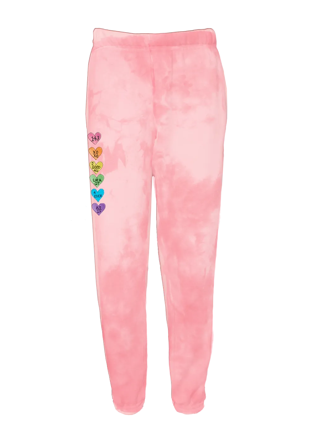 Kid's Conversation Heart Sweatpants