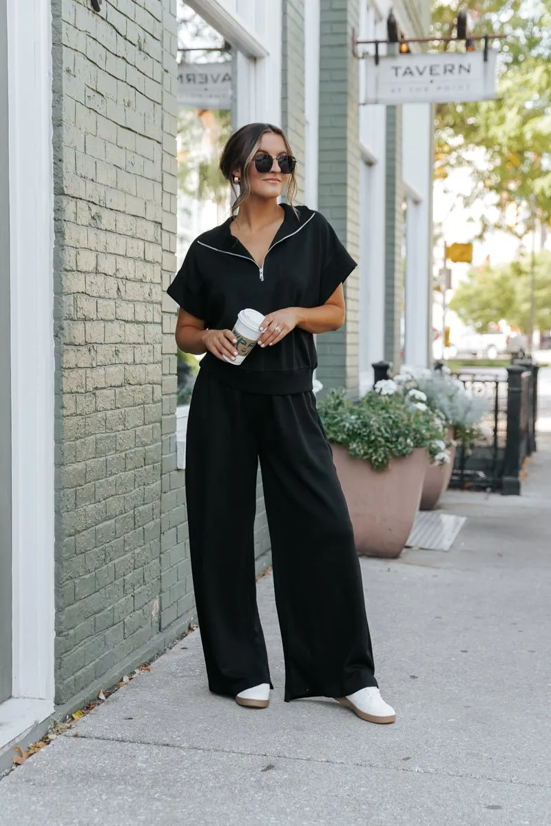 Laid Back and Comfy Black Sweatpants