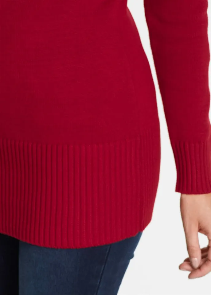 Long sweater Bpc Selection, red